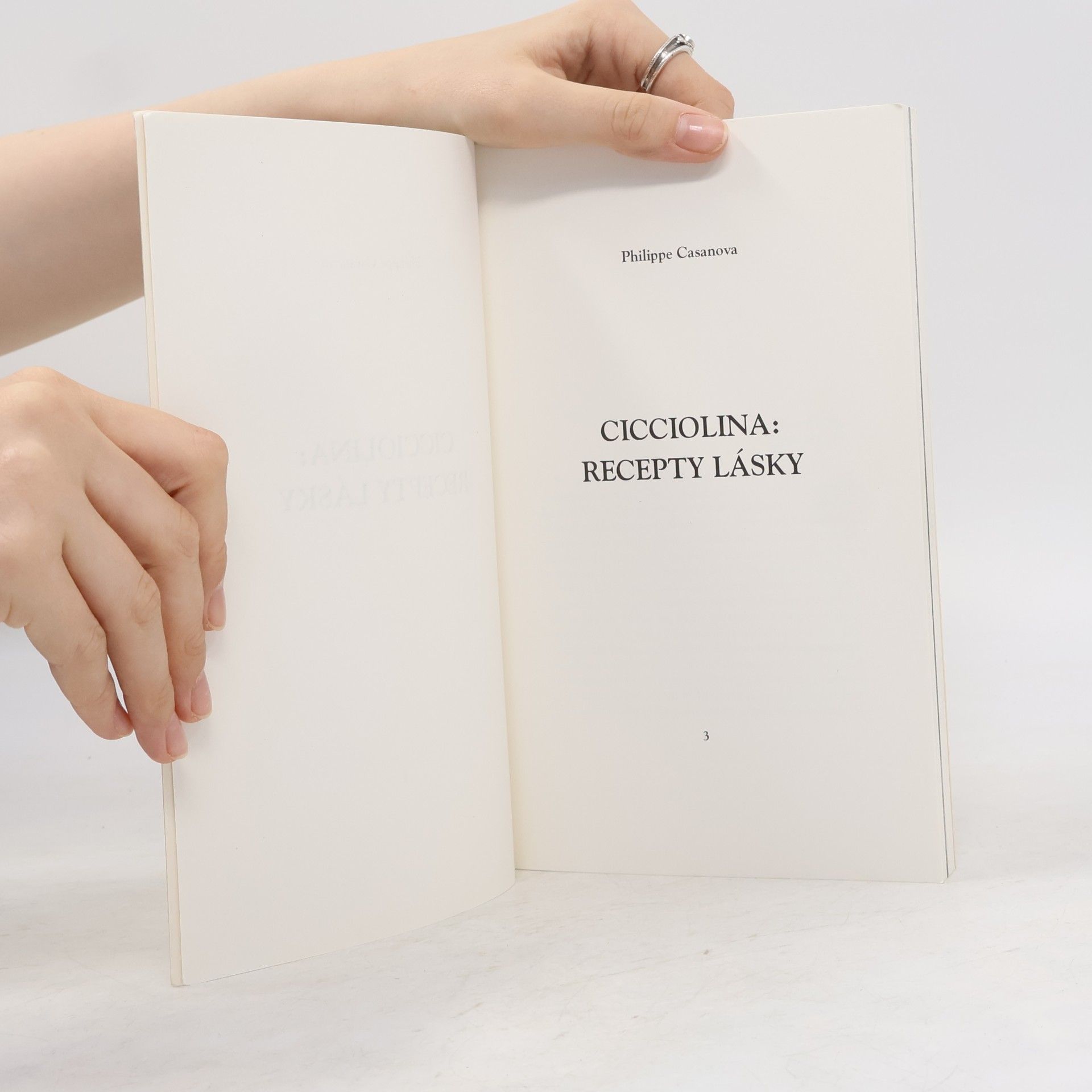 Philippe Casanova Cicciolina. Recepty lásky