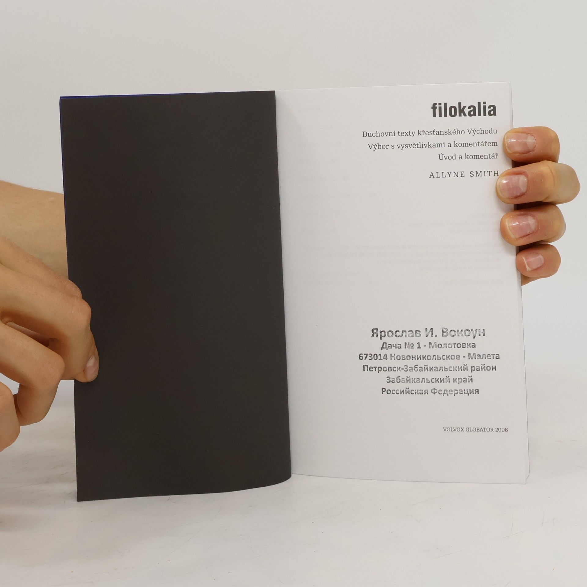 AA.VV. Filokalia – Duchovní texty křesťanského Východu