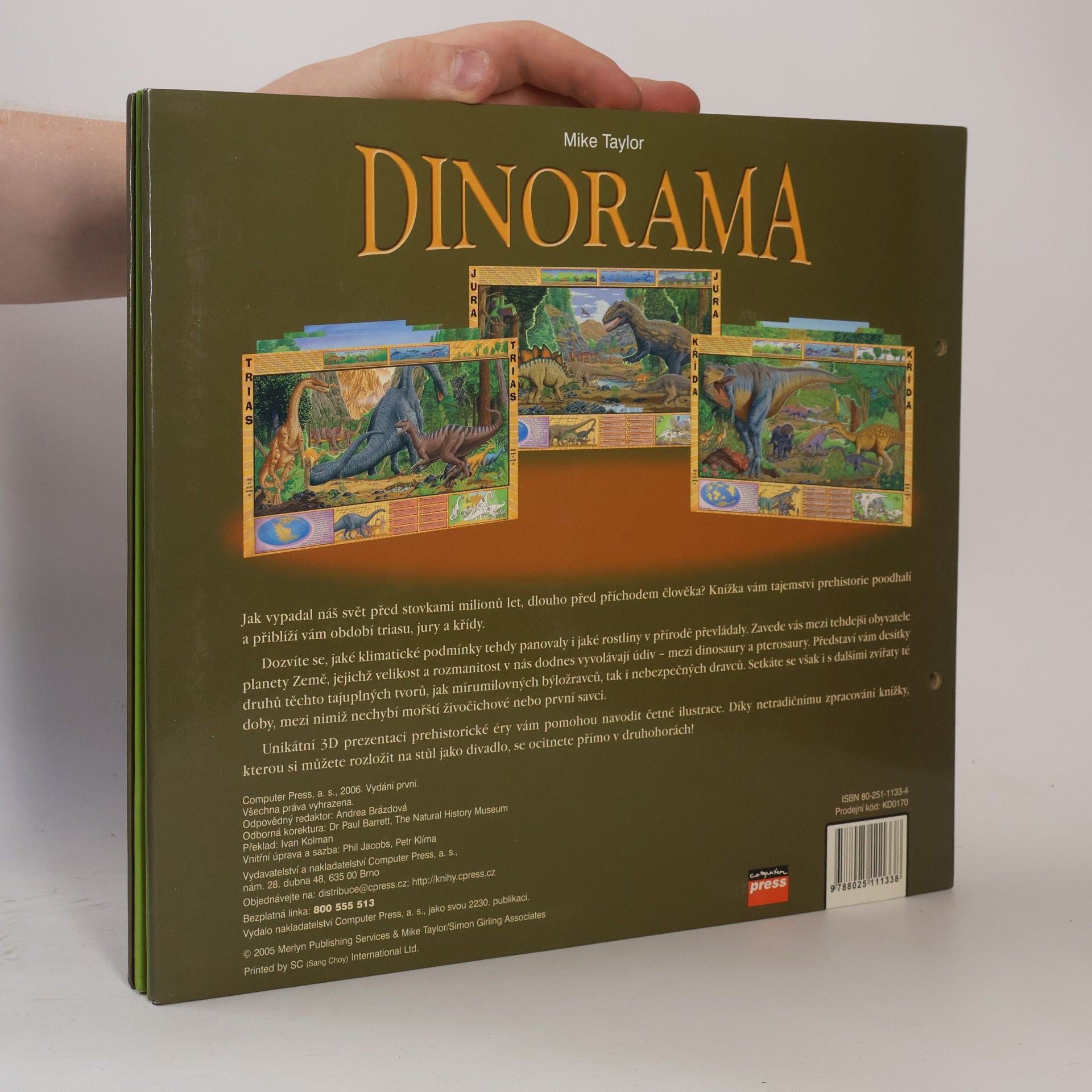 Mike Taylor Dinorama (pop-up leporelo)