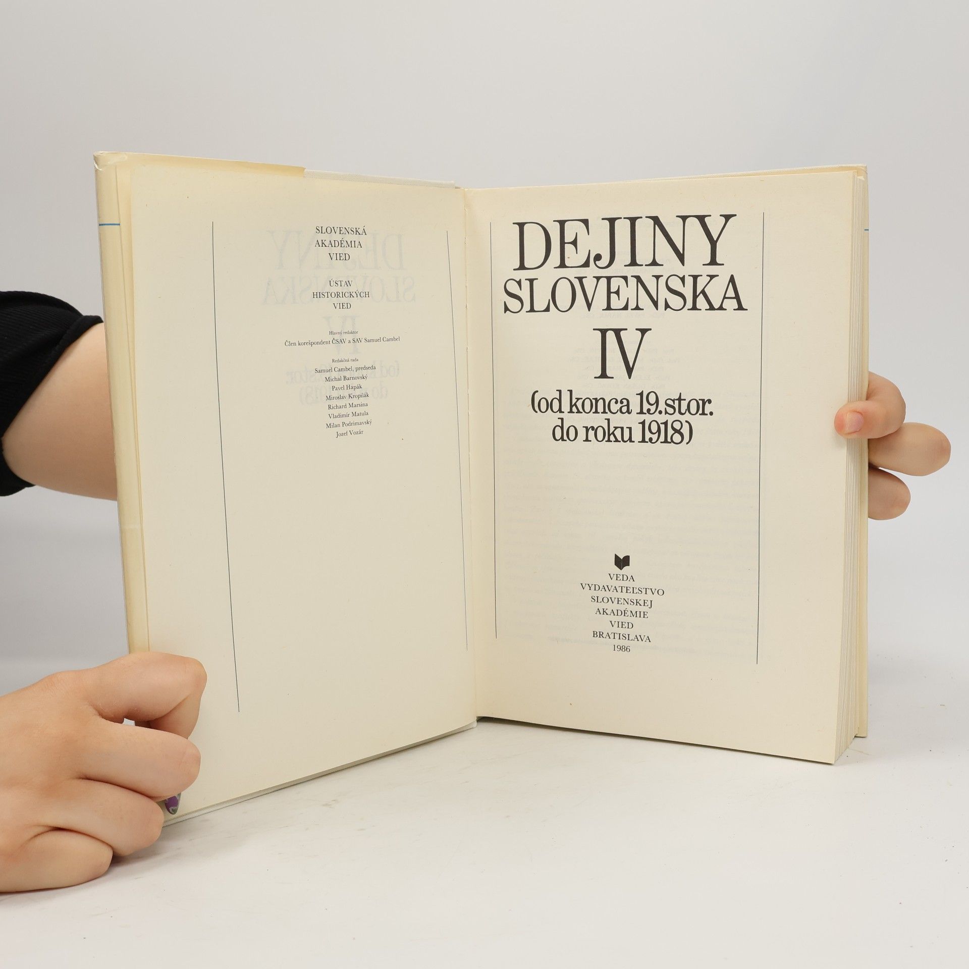 Autores varios Dejiny Slovenska IV