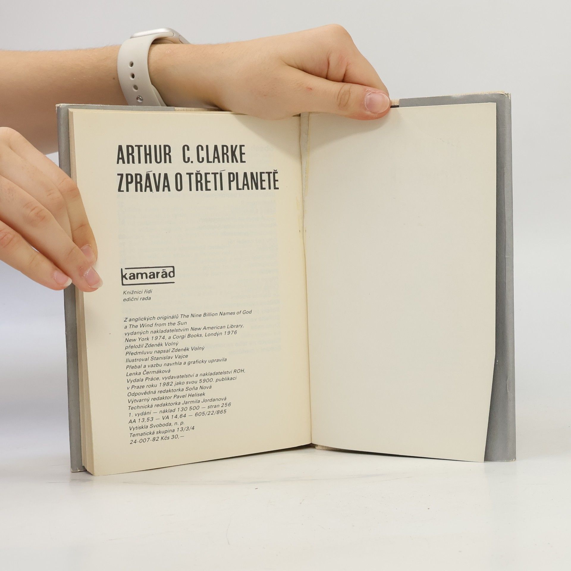 Arthur C. Clarke Zpráva o třetí planetě