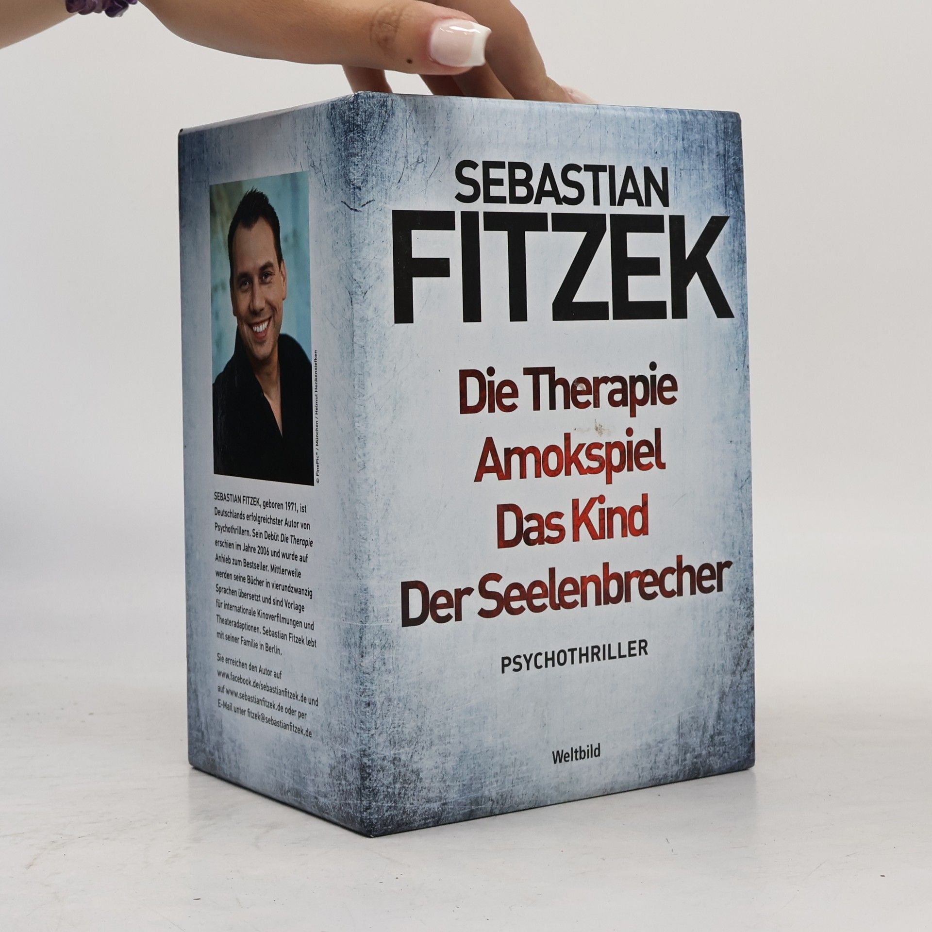 Sebastian Fitzek Die Therapie, Amokspiel, Der Seelenbrecher, Das Kind