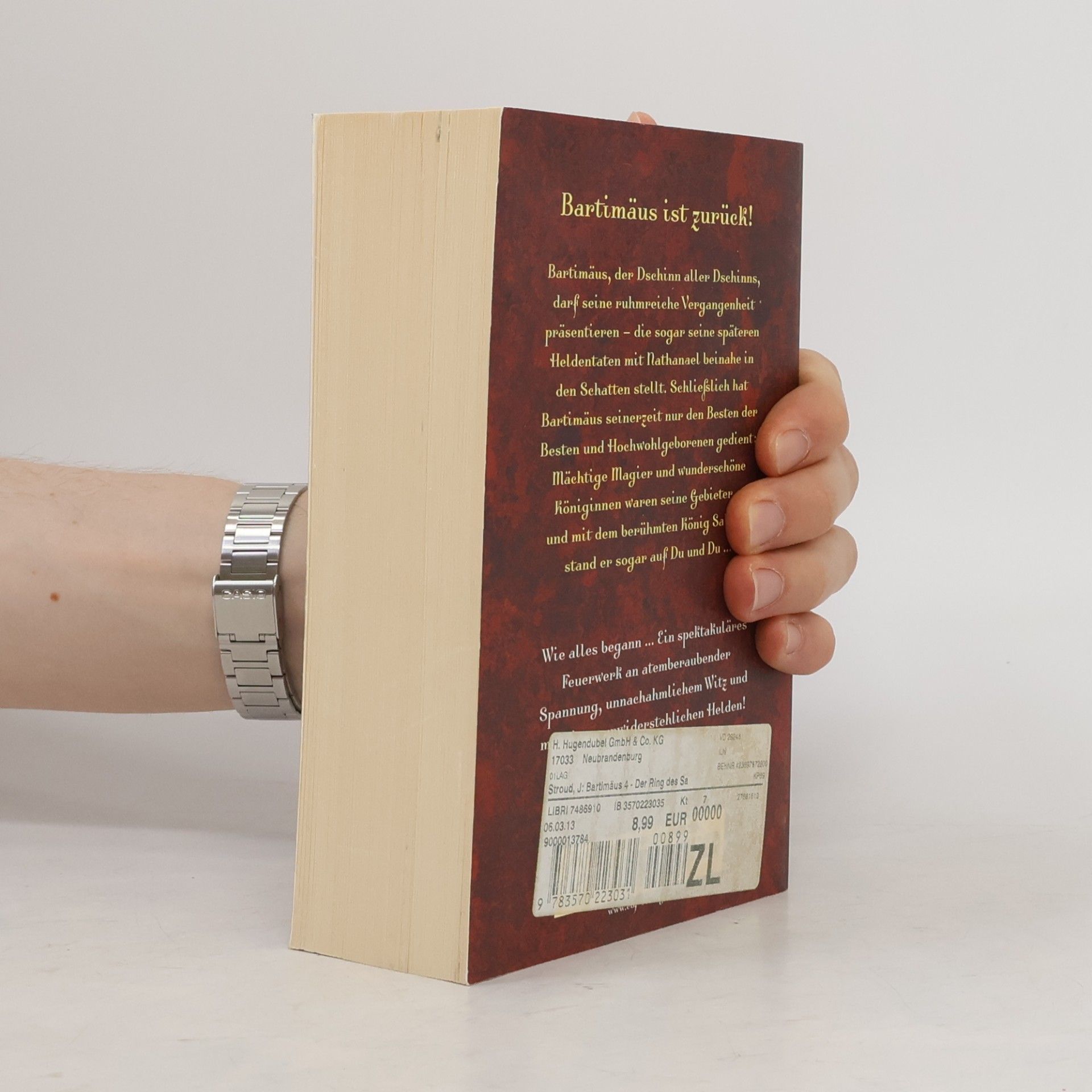 Jonathan Stroud Bartimäus: Der Ring des Salomo