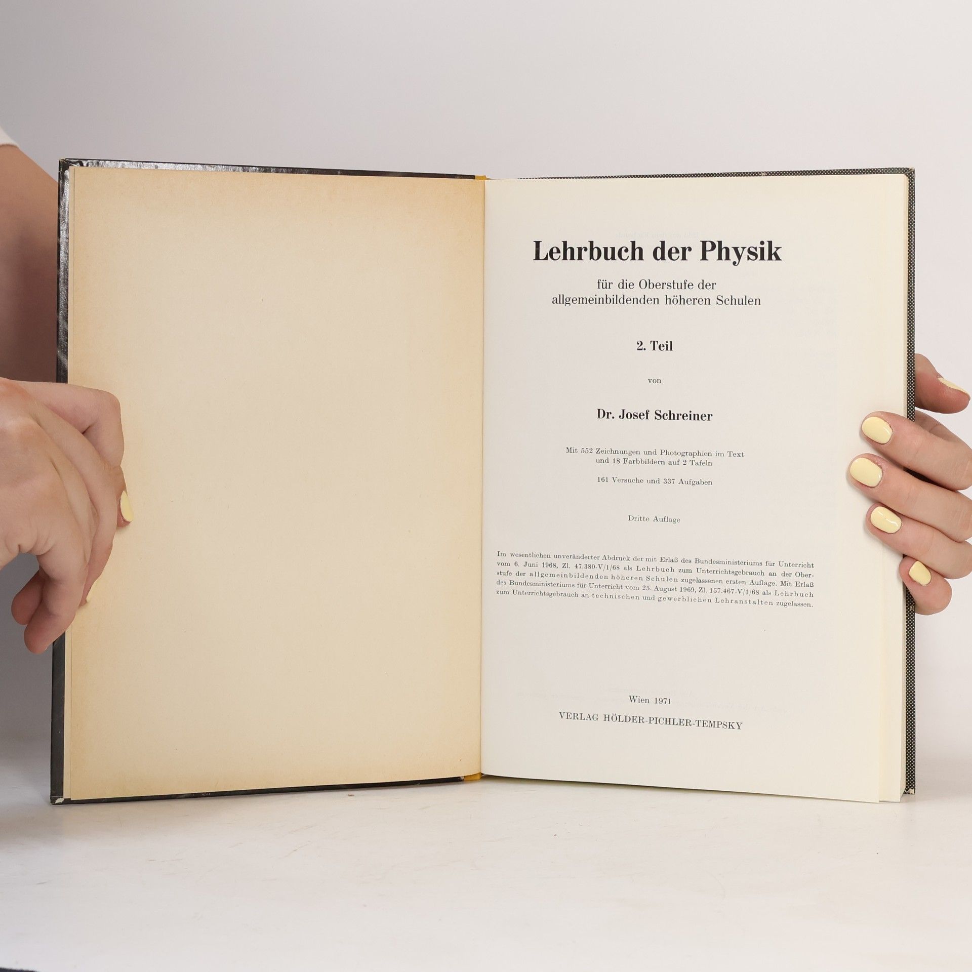 Josef Schreiner Lehrbuch der Physik