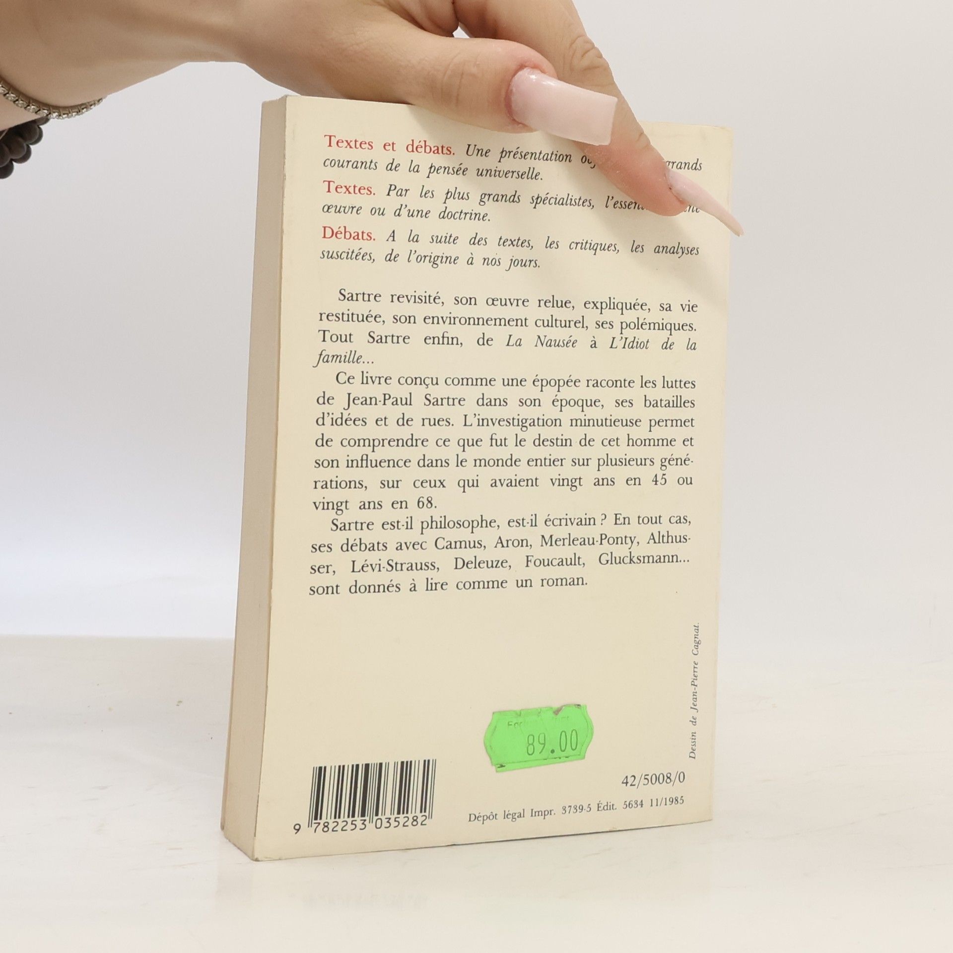 Jean-Paul Sartre Biblio essais - 1: Textes et Débats