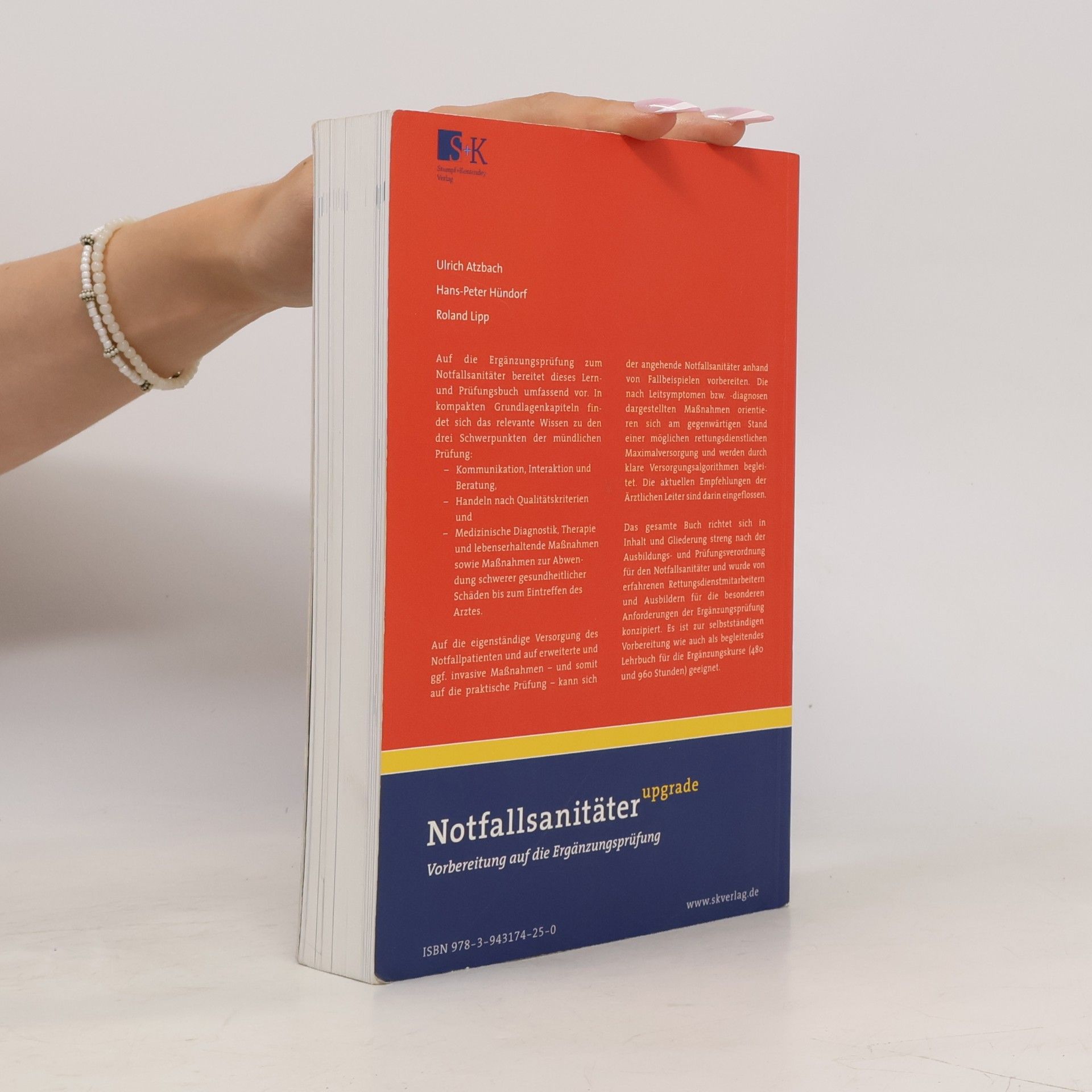 Ulrich Atzbach Notfallsanitäter upgrade