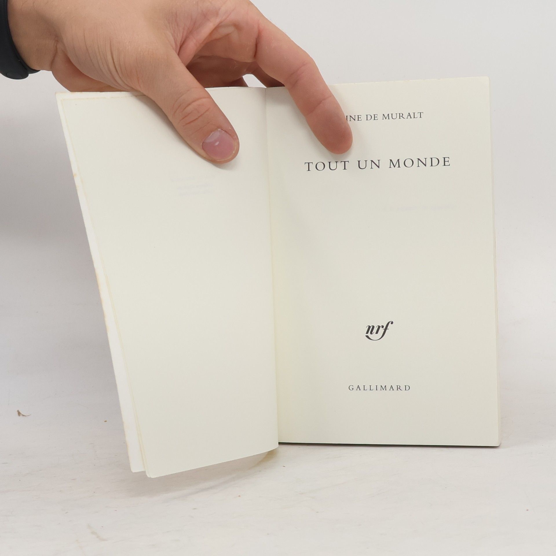 Sabine de Muralt Haute Enfance: Tout un monde