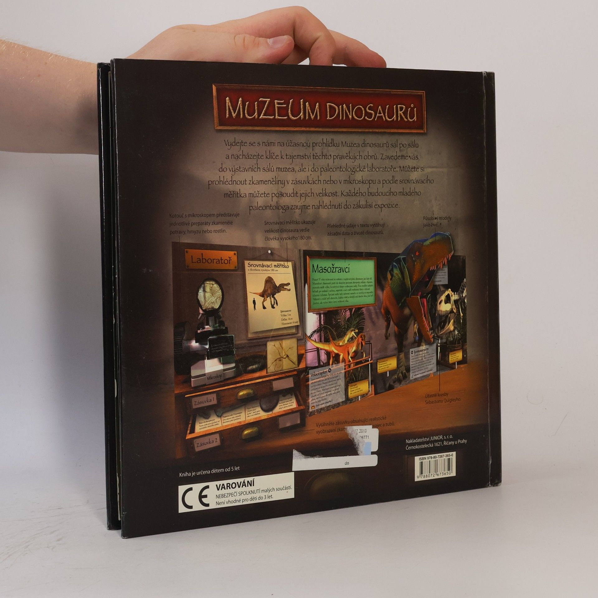 Jen Green Muzeum dinosaurů (pop-up leporelo viz foto)
