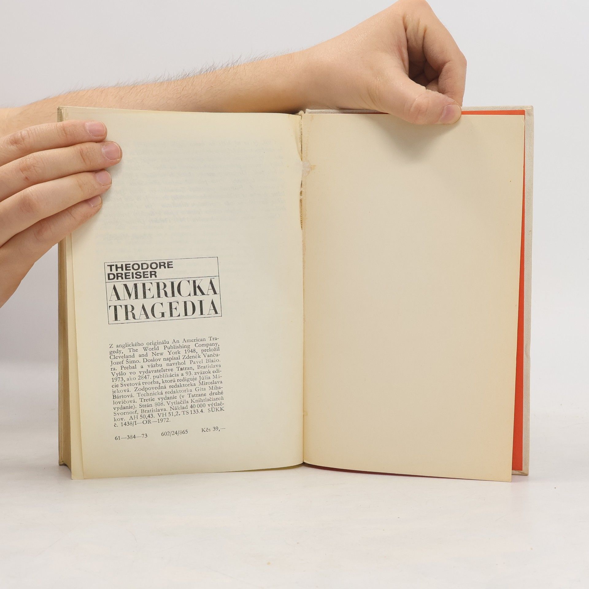 Theodore Dreiser Americká tragédia