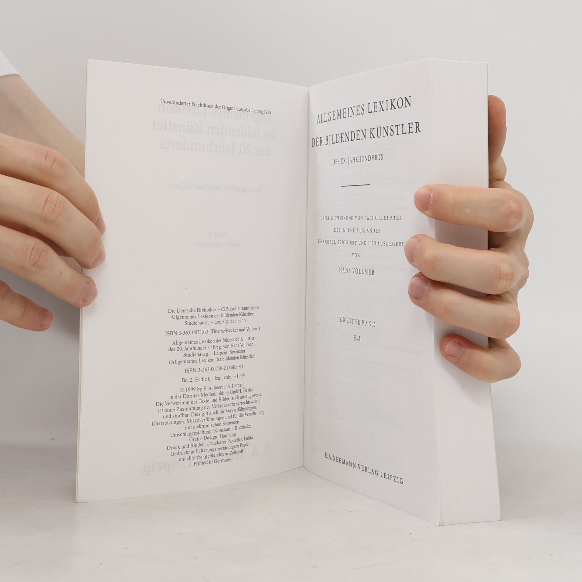 Autorenkollektiv Vollmer. Allgemeines Lexikon der bildenden Künstler des 20. Jahrhunderts 2