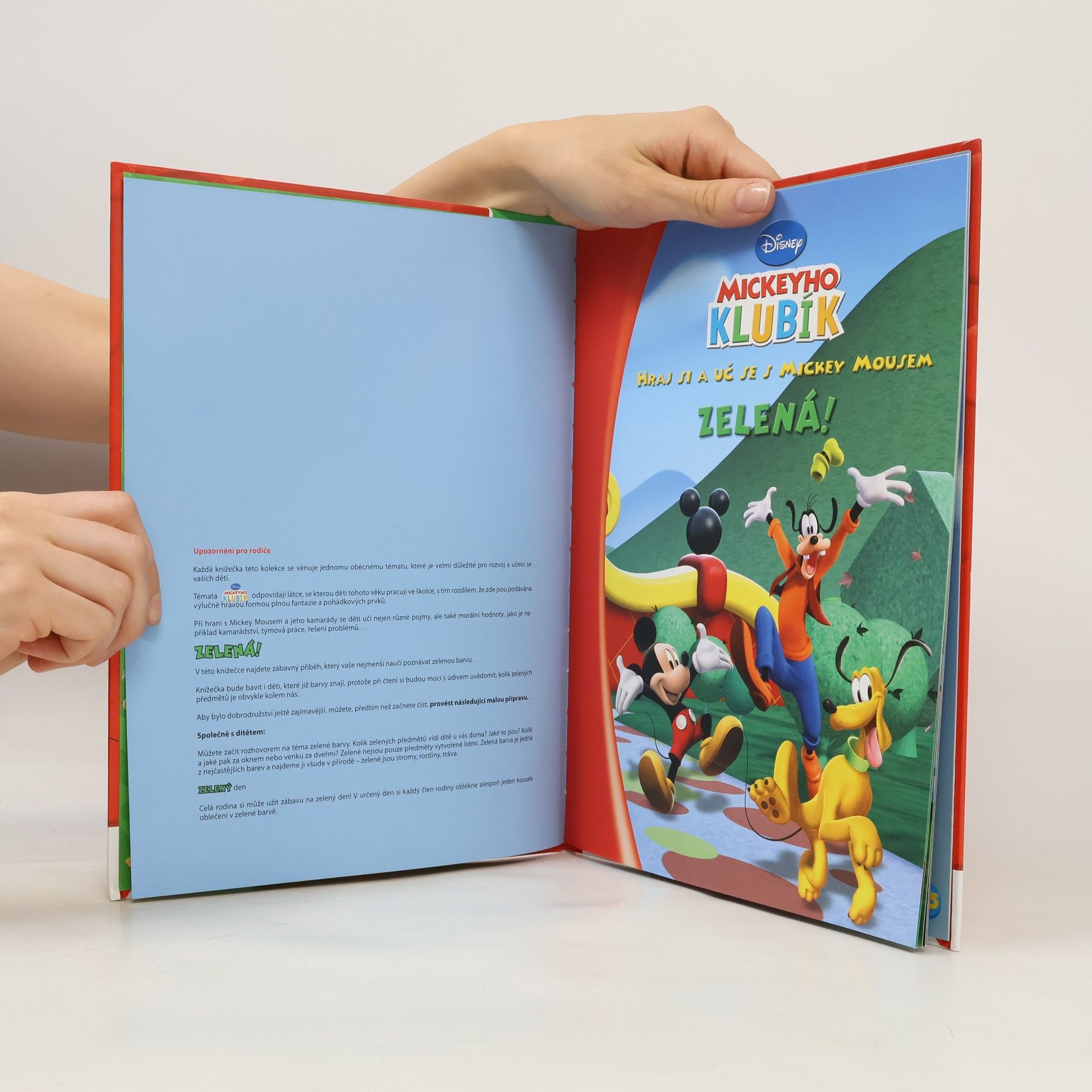 Kolektiv autorů Hraj si a uč se s Mickey Mousem 11. Zelená!