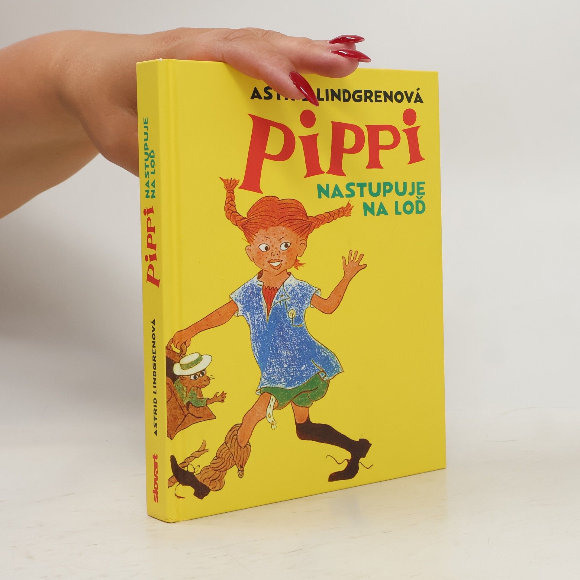 Astrid Lindgren Pippi nastupuje na ľoď