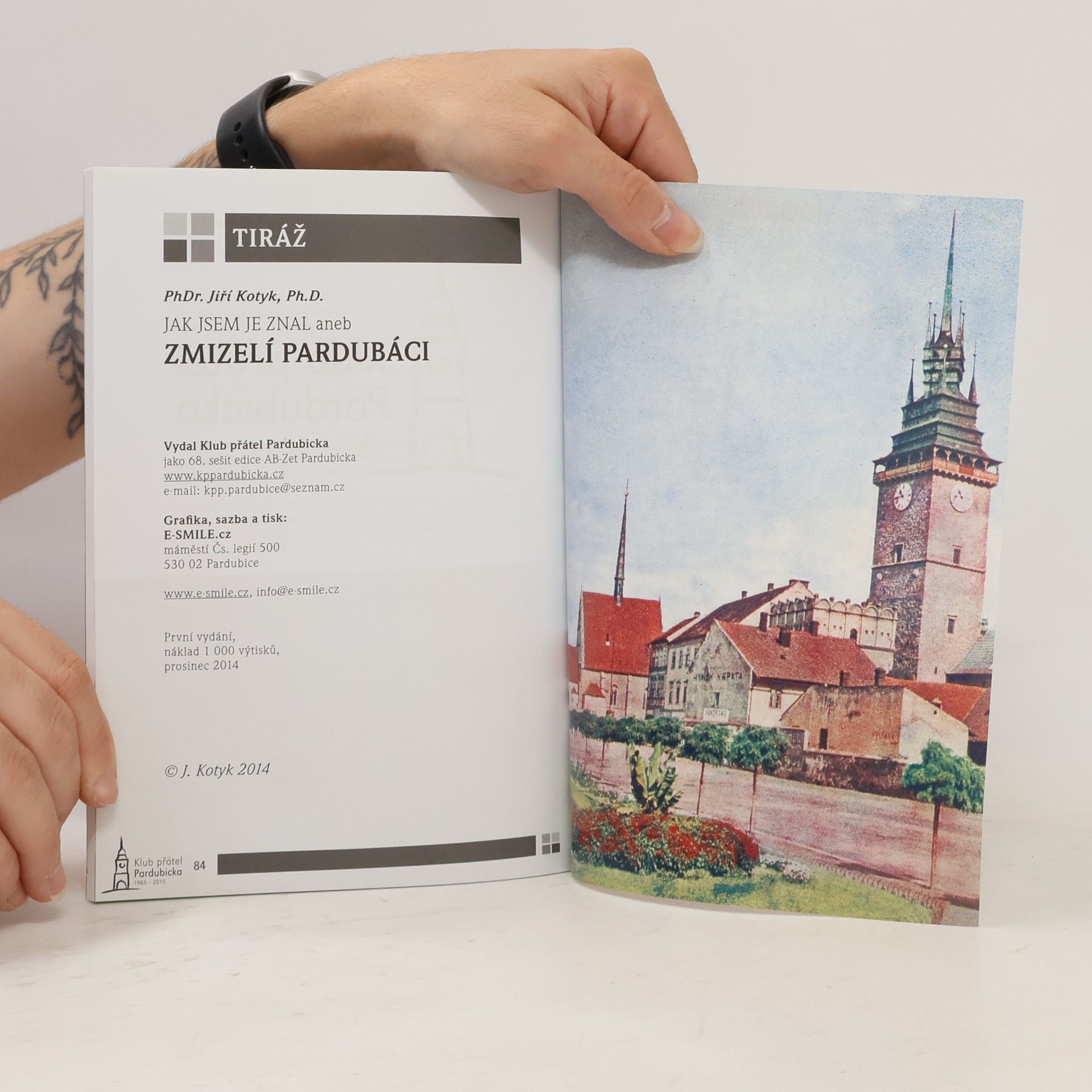 Jiří Kotyk Jak jsem je znal, aneb, Zmizelí Pardubáci