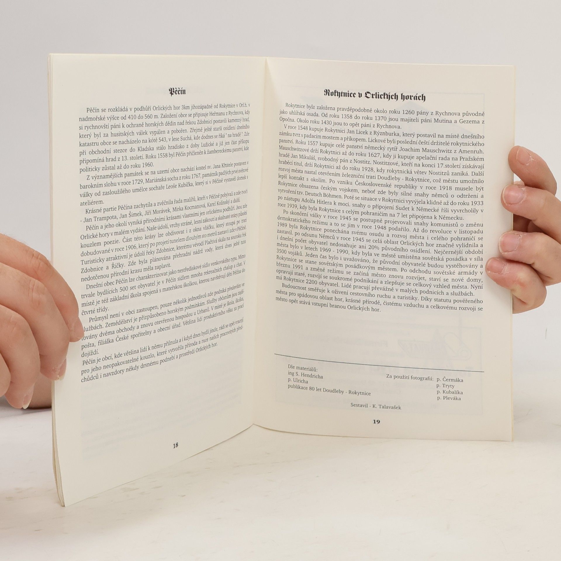 Auteurscollectief 90 let Doudleby n. O. - Vamberk - Rokytnice v O. h. 1906-1996