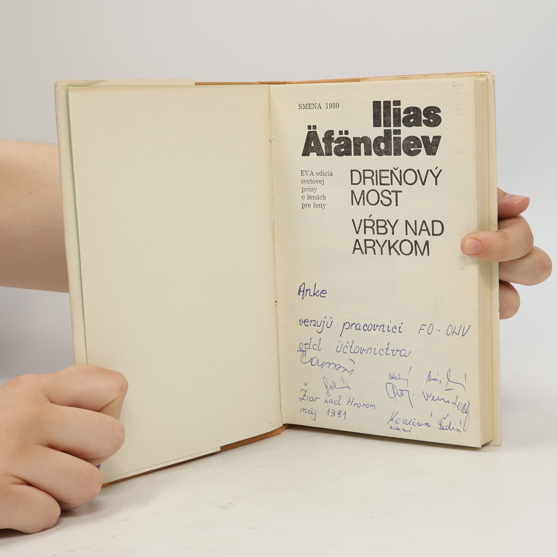 Ilias Afändiev Drieňový most. Vŕby nad arykom