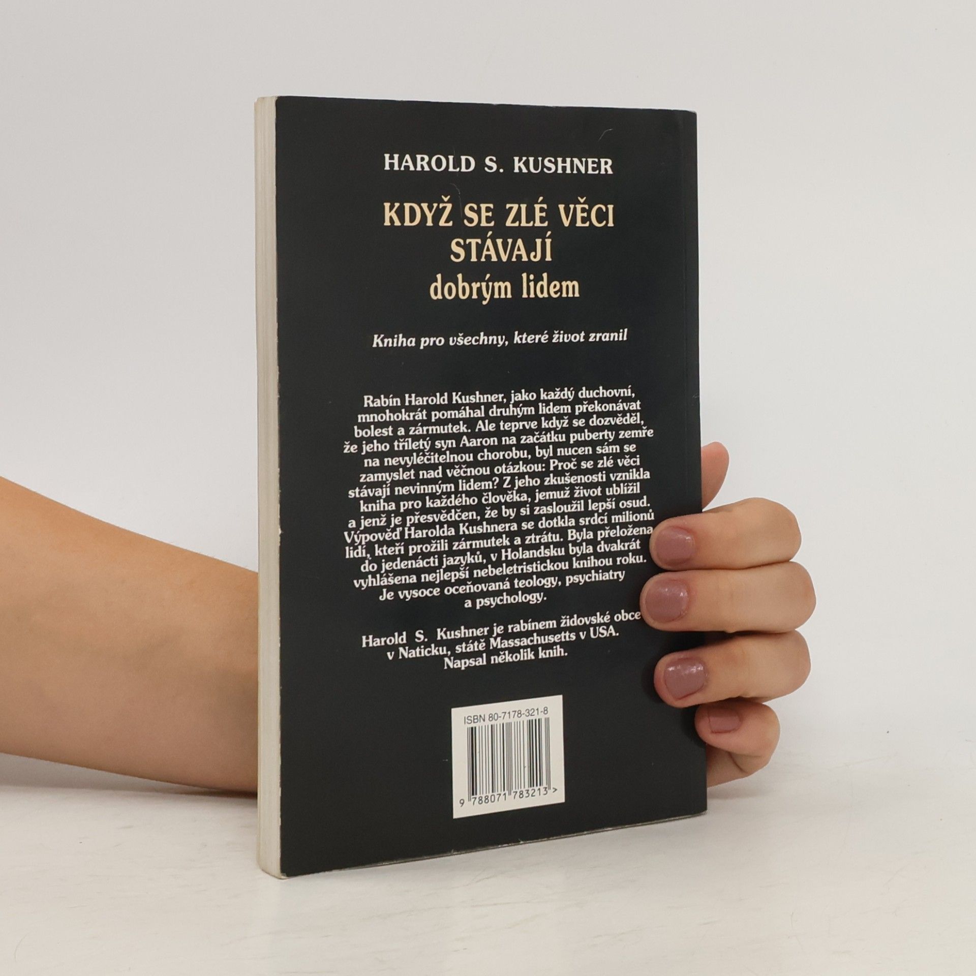 Hana Kašparovská Když se zlé věci stávají dobrým lidem