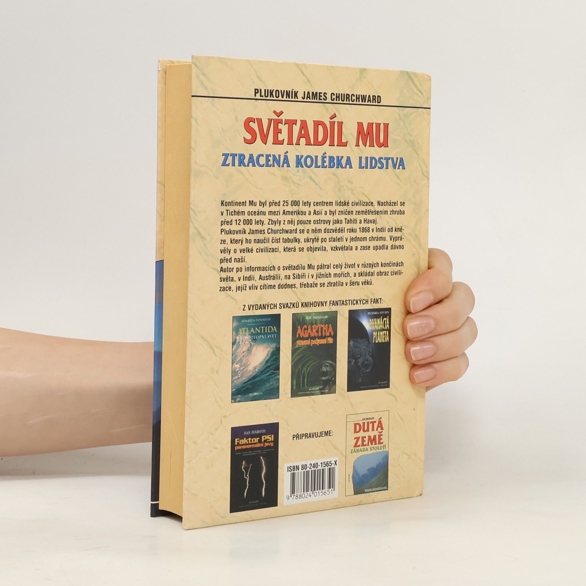 James Churchward Světadíl Mu. Ztracená kolébka lidstva