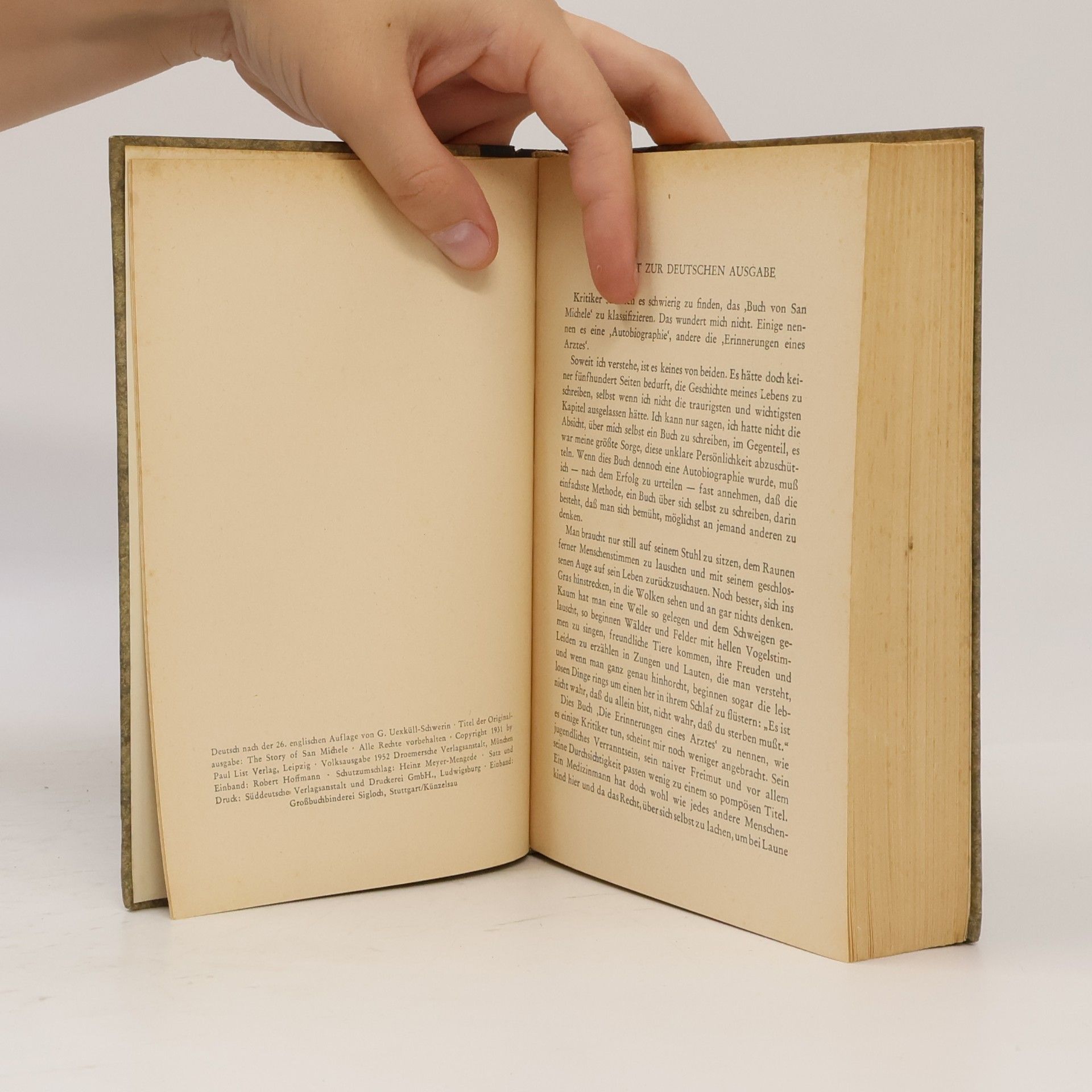 Axel Munthe Das Buch von San Michele