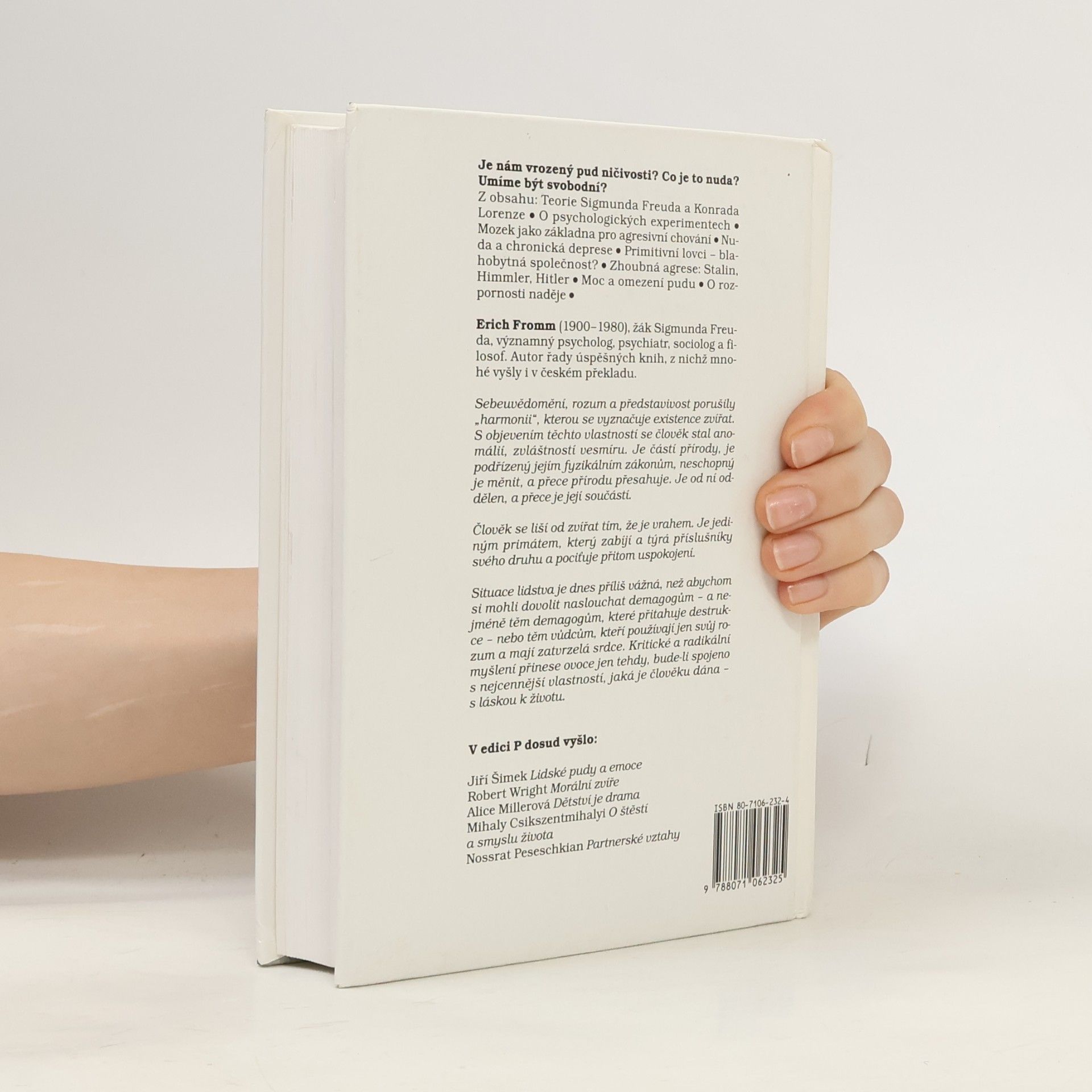 Erich Fromm Anatomie lidské destruktivity