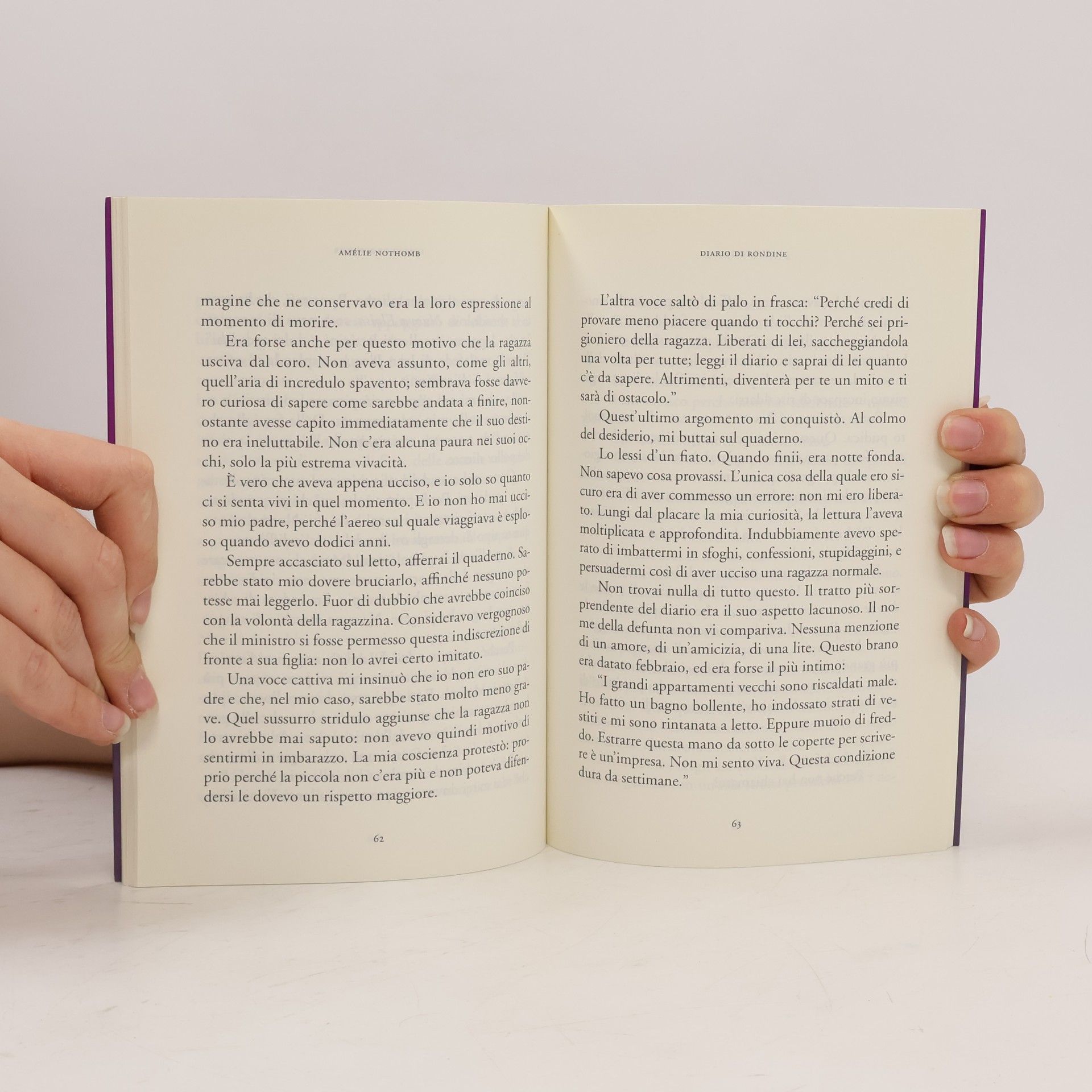 Amélie Nothomb Diario di rondine