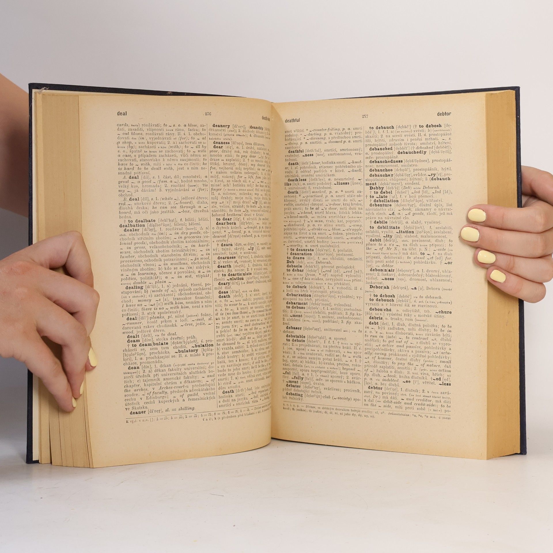 V. A. Jung Slovník anglicko-český I. díl. A Dictionary of the English and Bohemian Languages I.