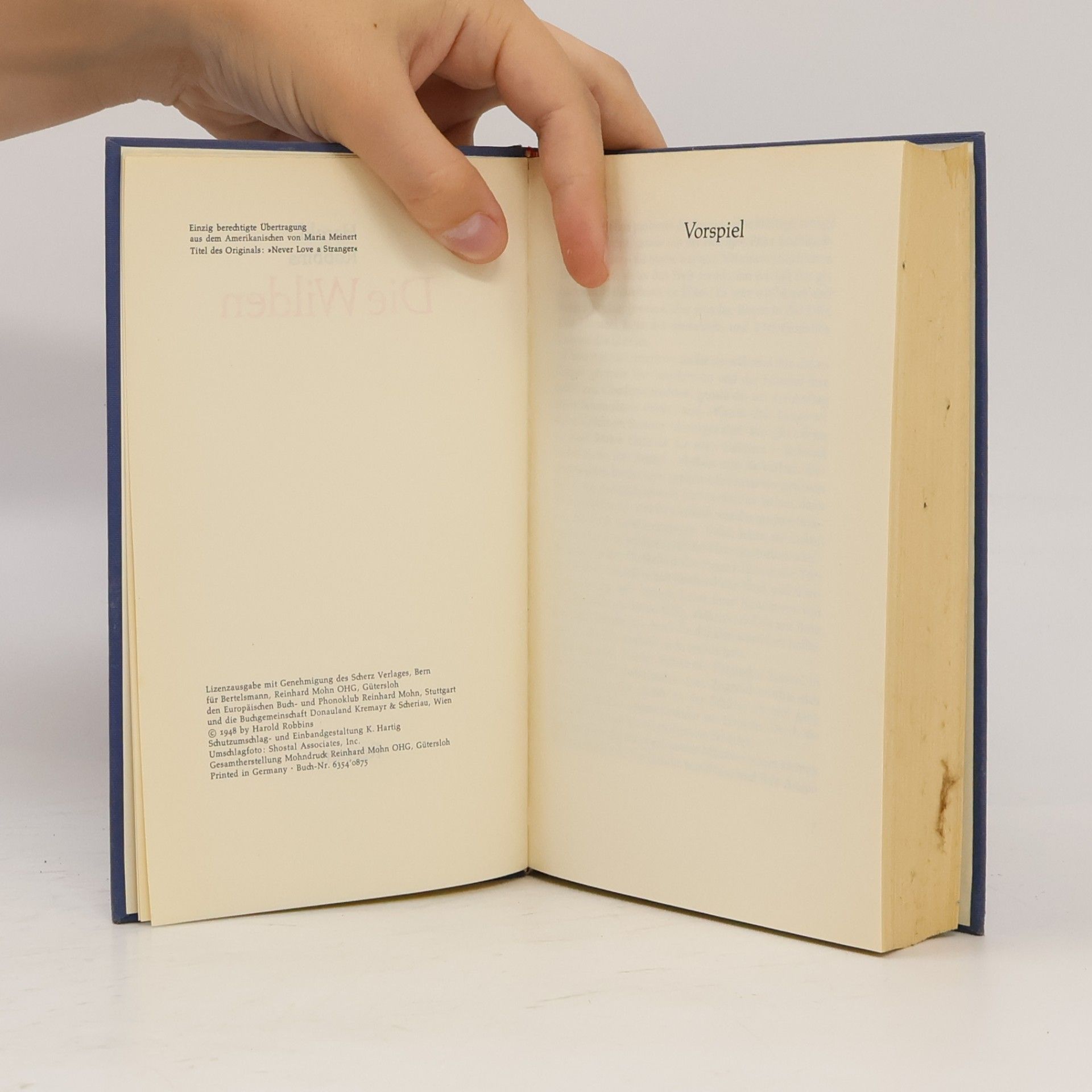 Harold Robbins Die Profis. Die Wilden