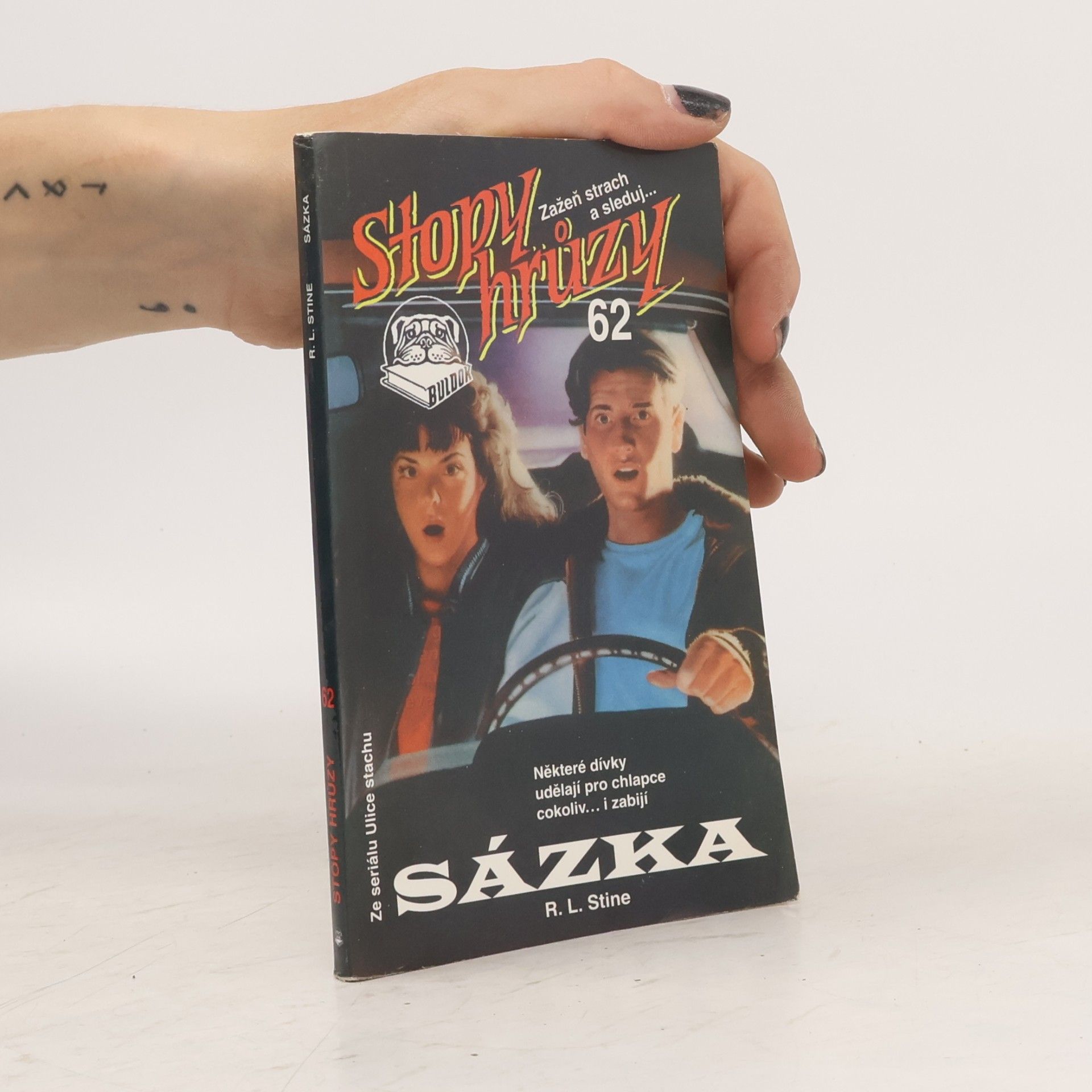 R. L. Stine Sázka. Stopy hrůzy 62