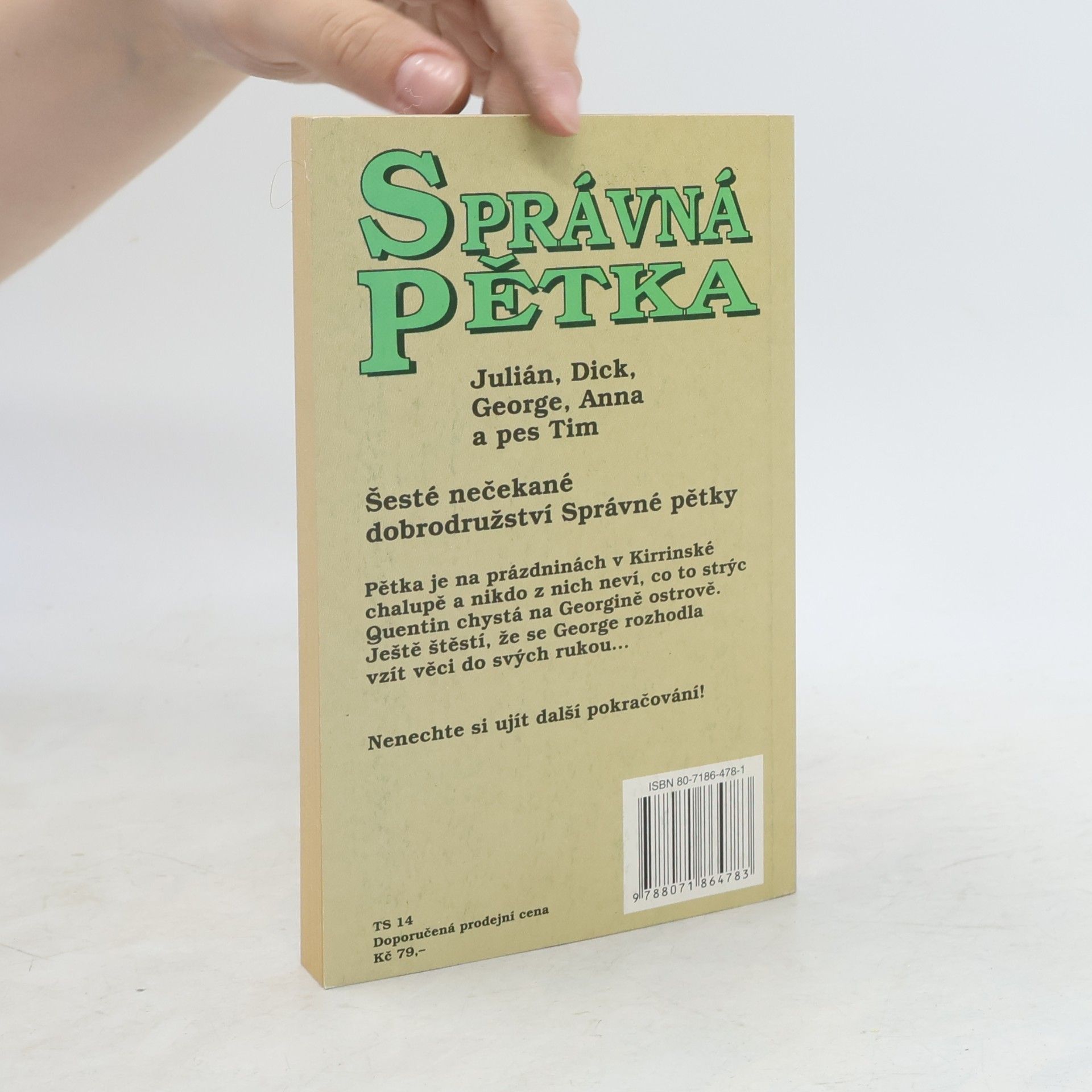 Enid Blyton Správná pětka. Pětka znovu na ostrově