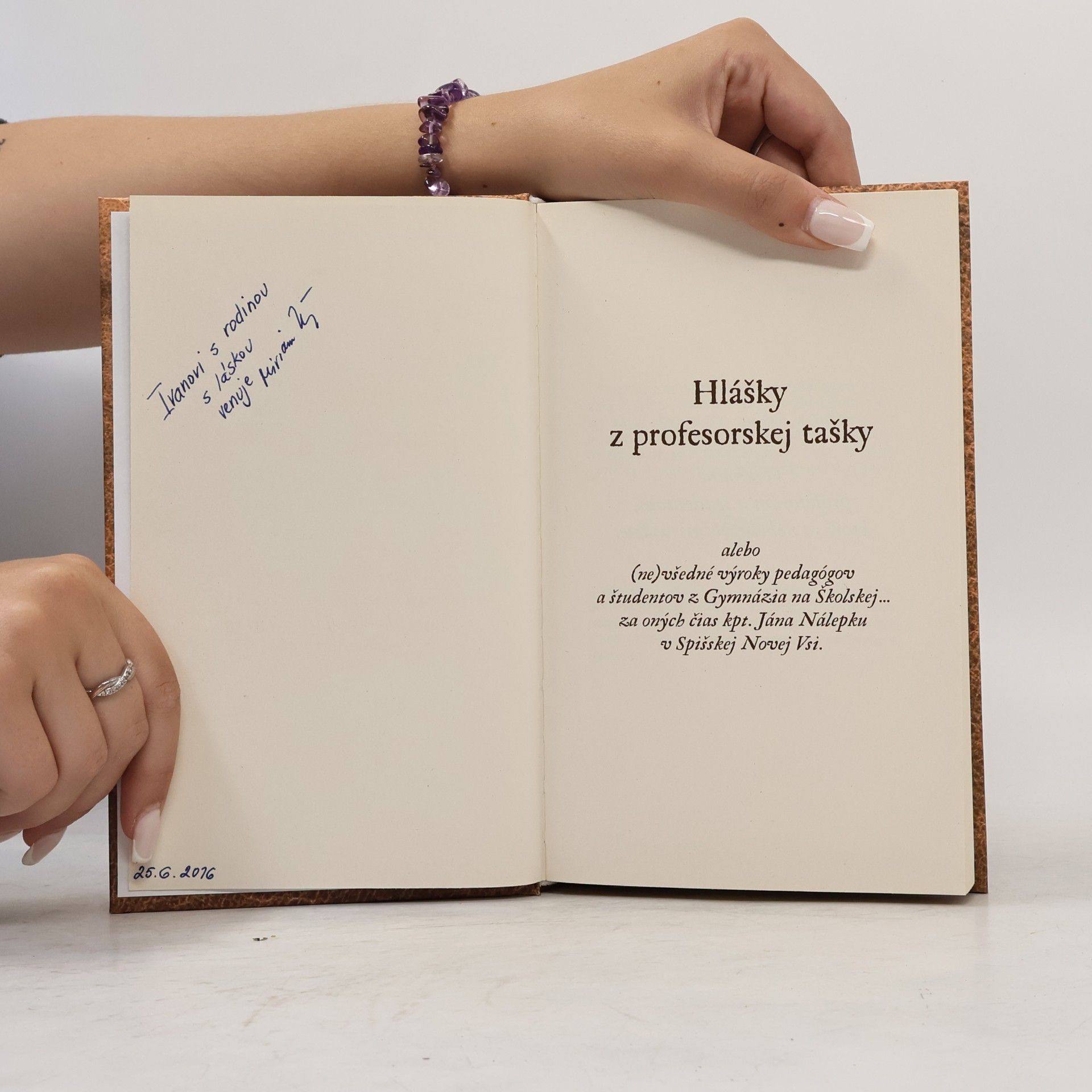 Miriam Molnárová-Nevyjelová Hlášky z profesorskej tašky