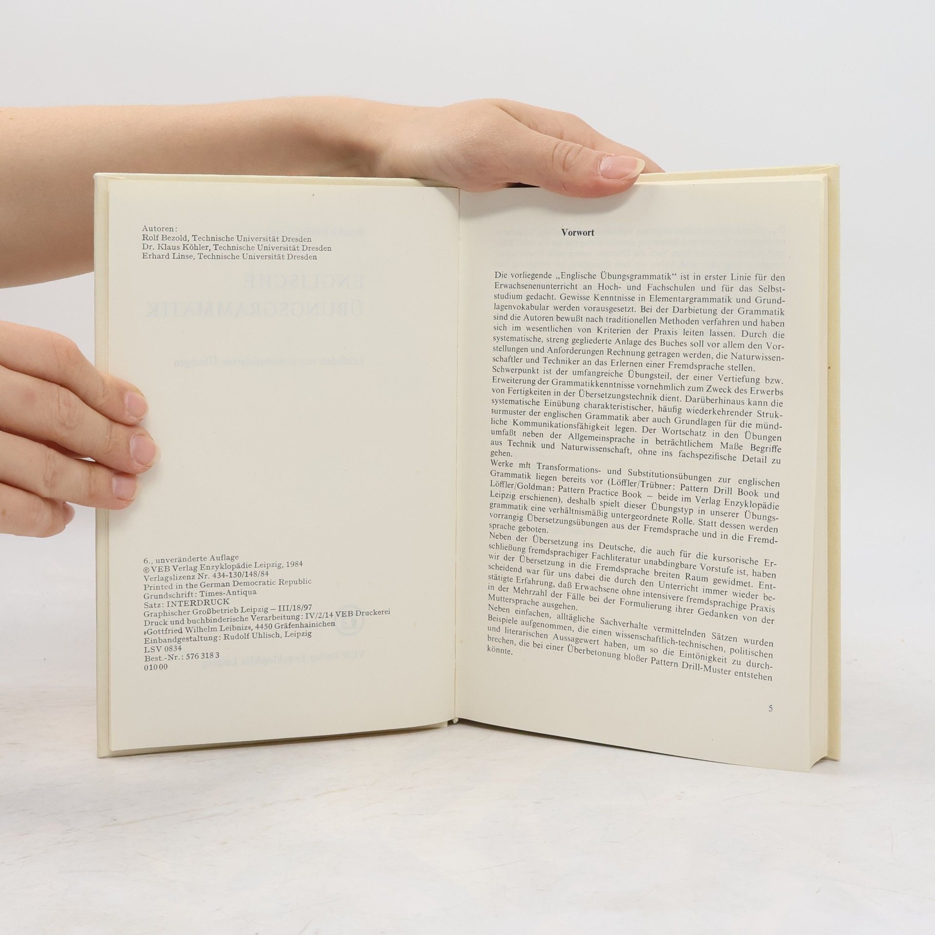 Rolf Bezold Englische Übungsgrammatik