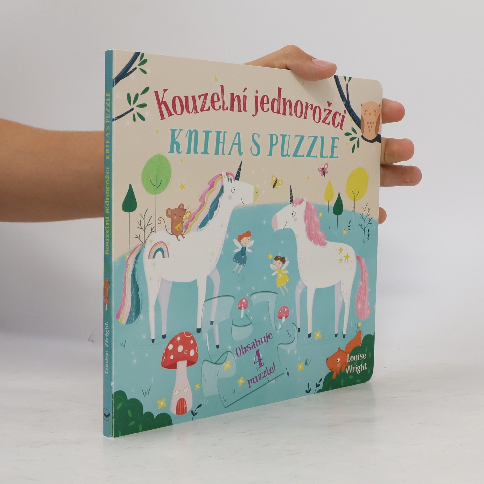 Louise Wright Kouzelní jednorožci - Kniha s puzzle