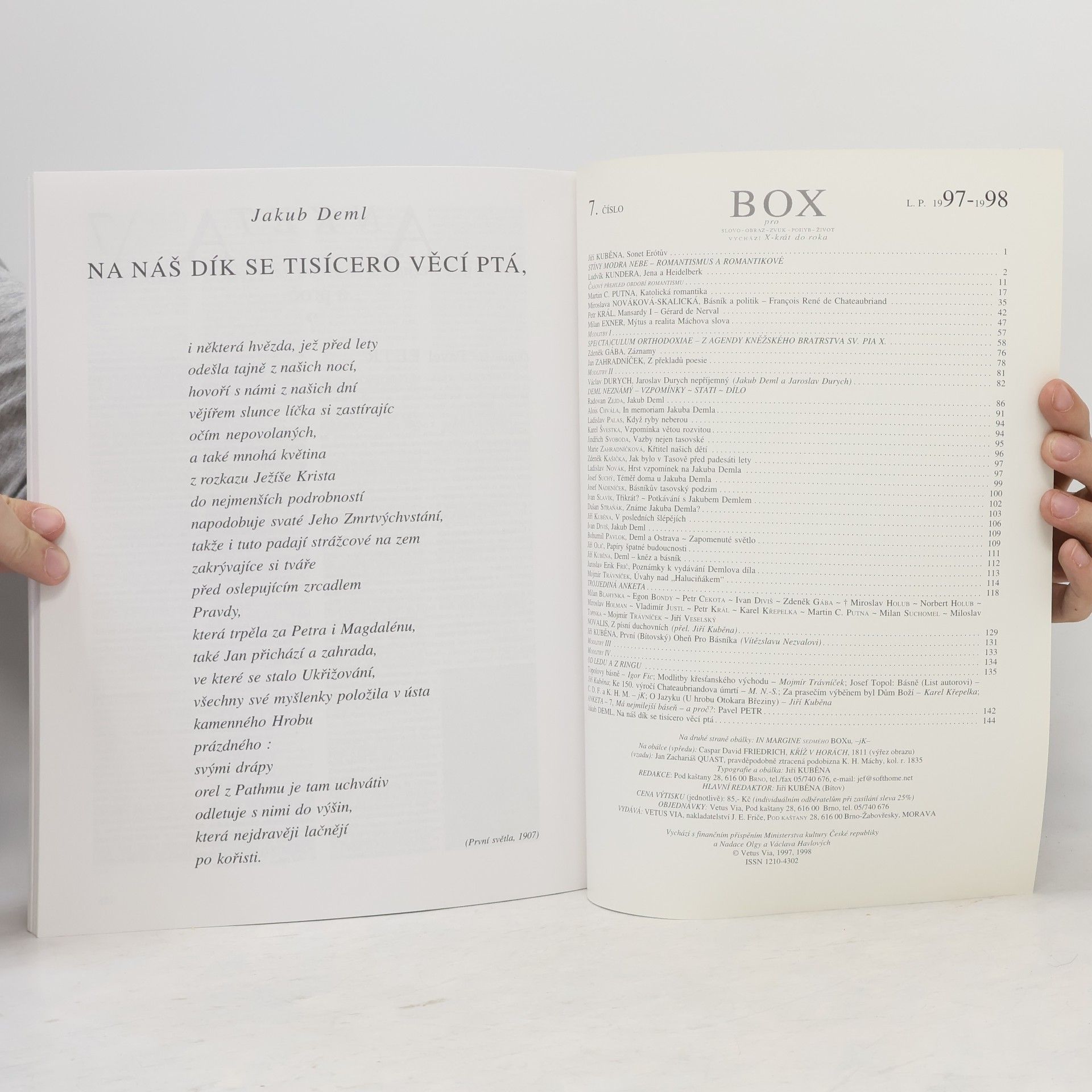 Jiří Kuběna BOX 1 pro slovo - obraz - pohyb - život 7