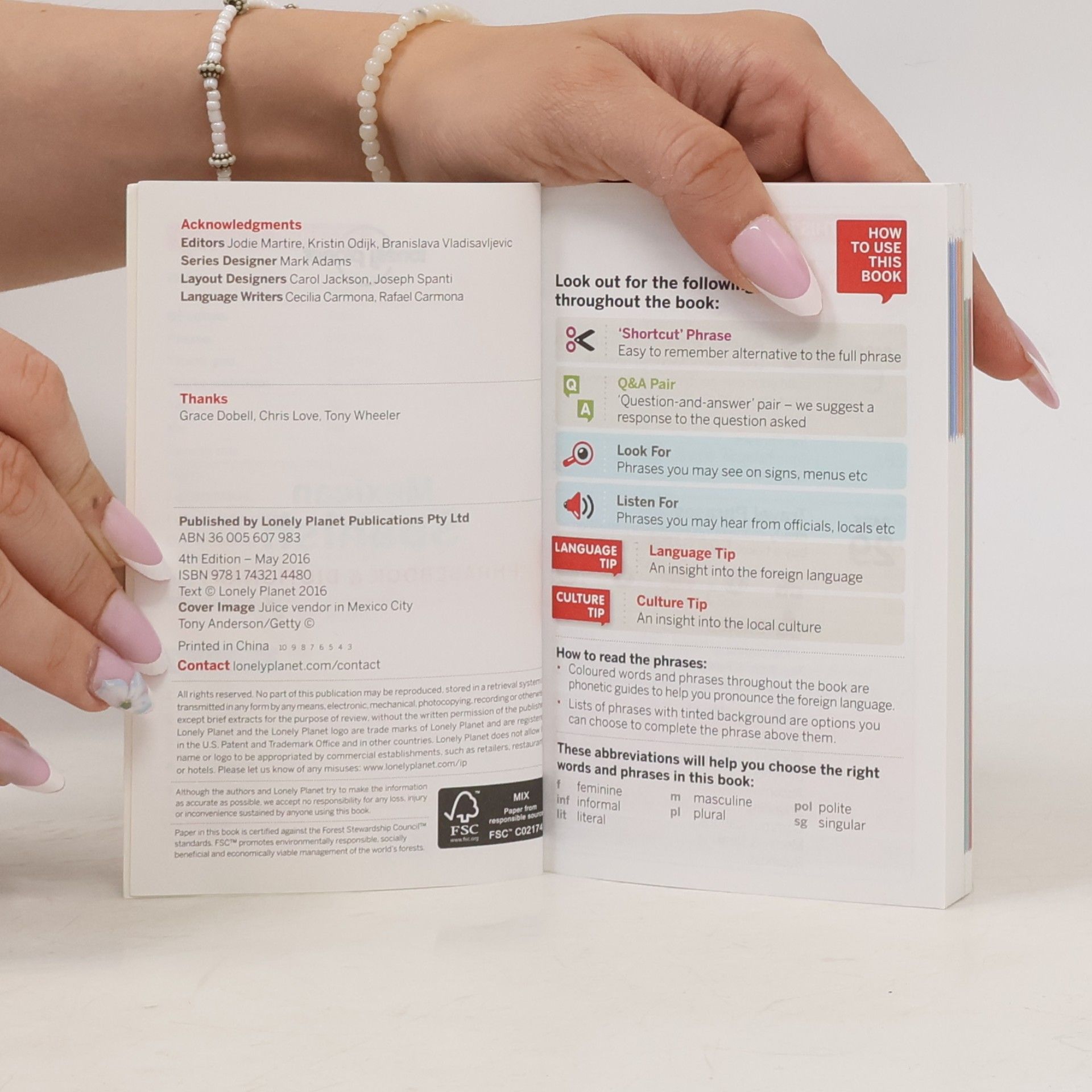Lonely Planet Mexican Spanish Phrasebook & Dictionary