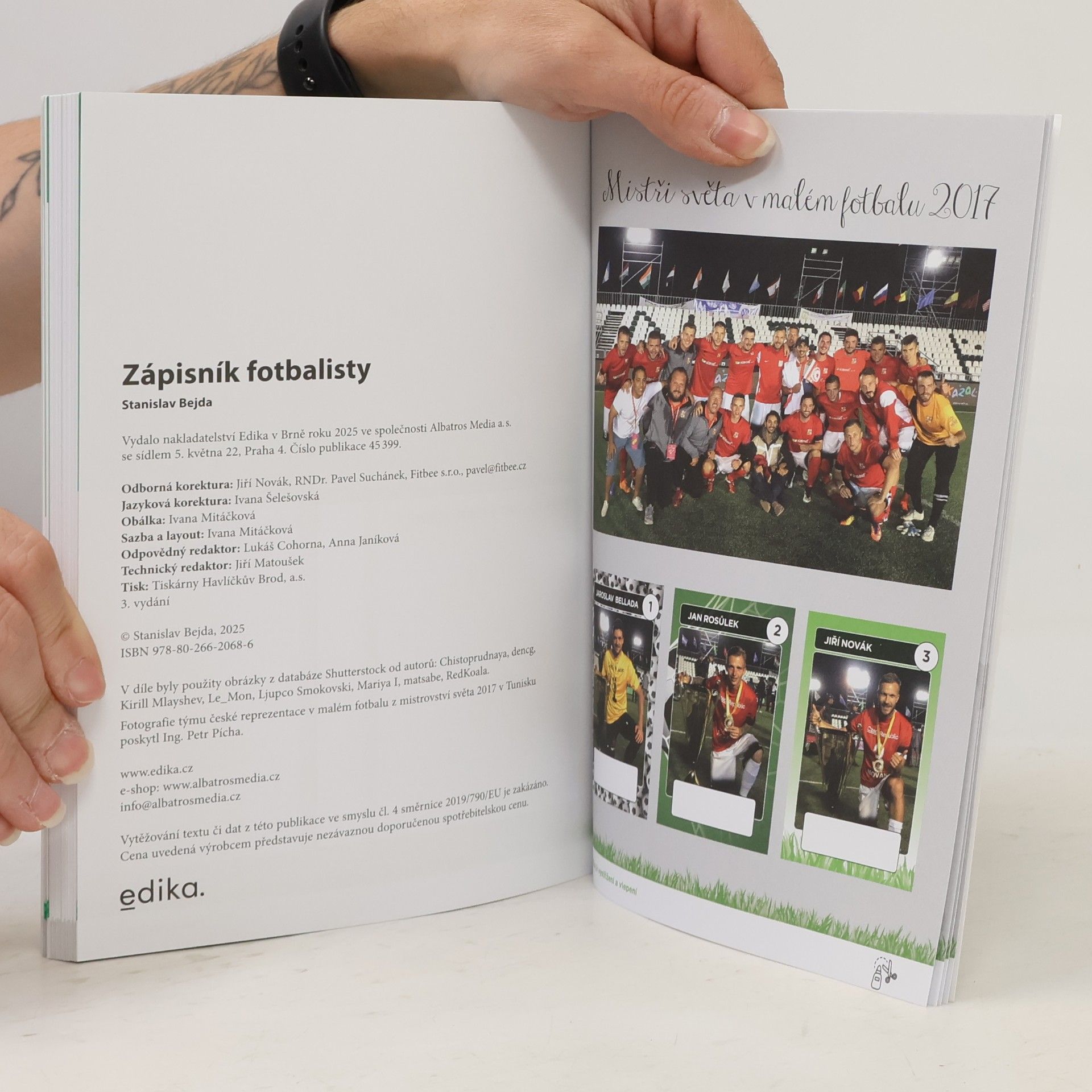Stanislav Bejda Zápisník fotbalisty