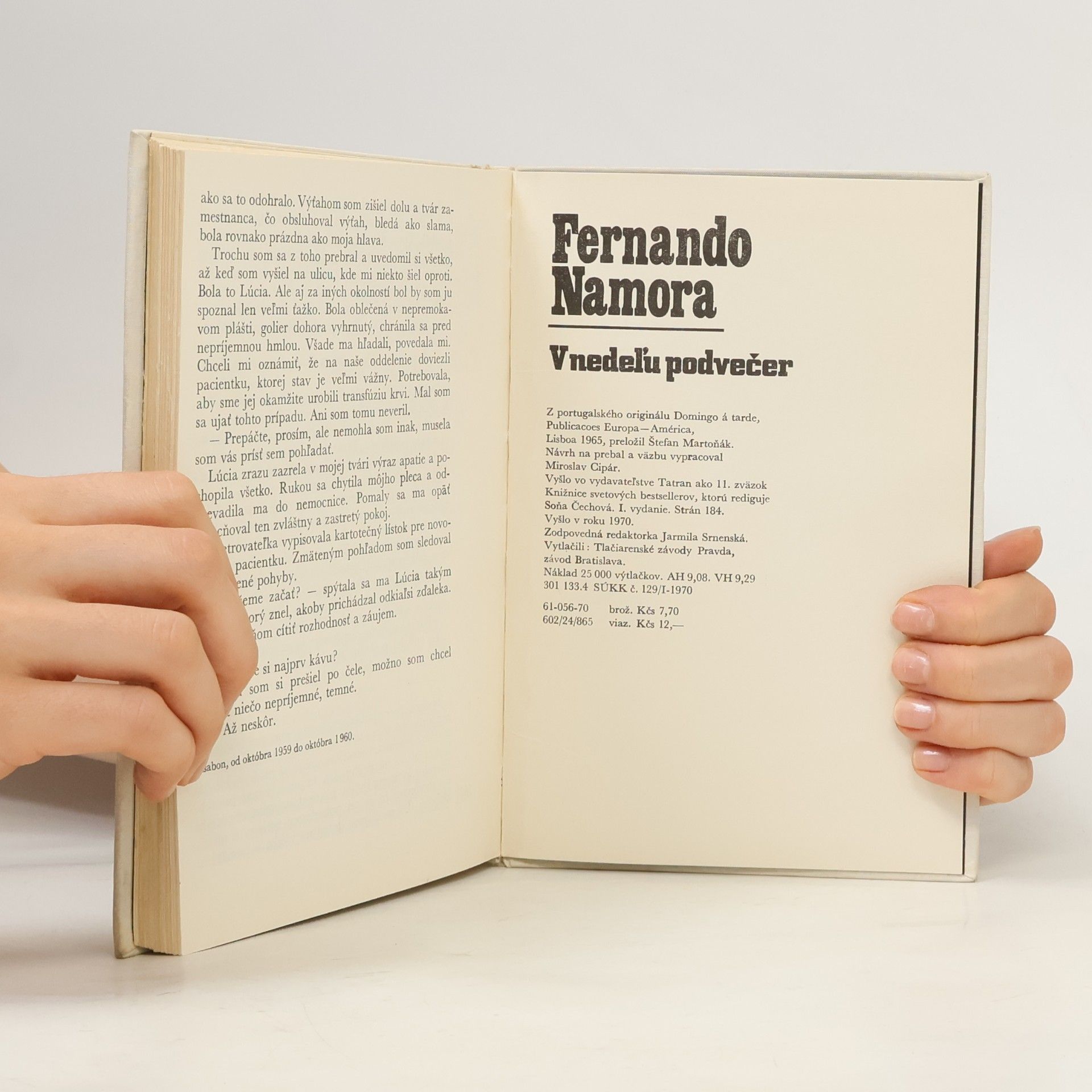 Fernando Namora V nedeľu podvečer