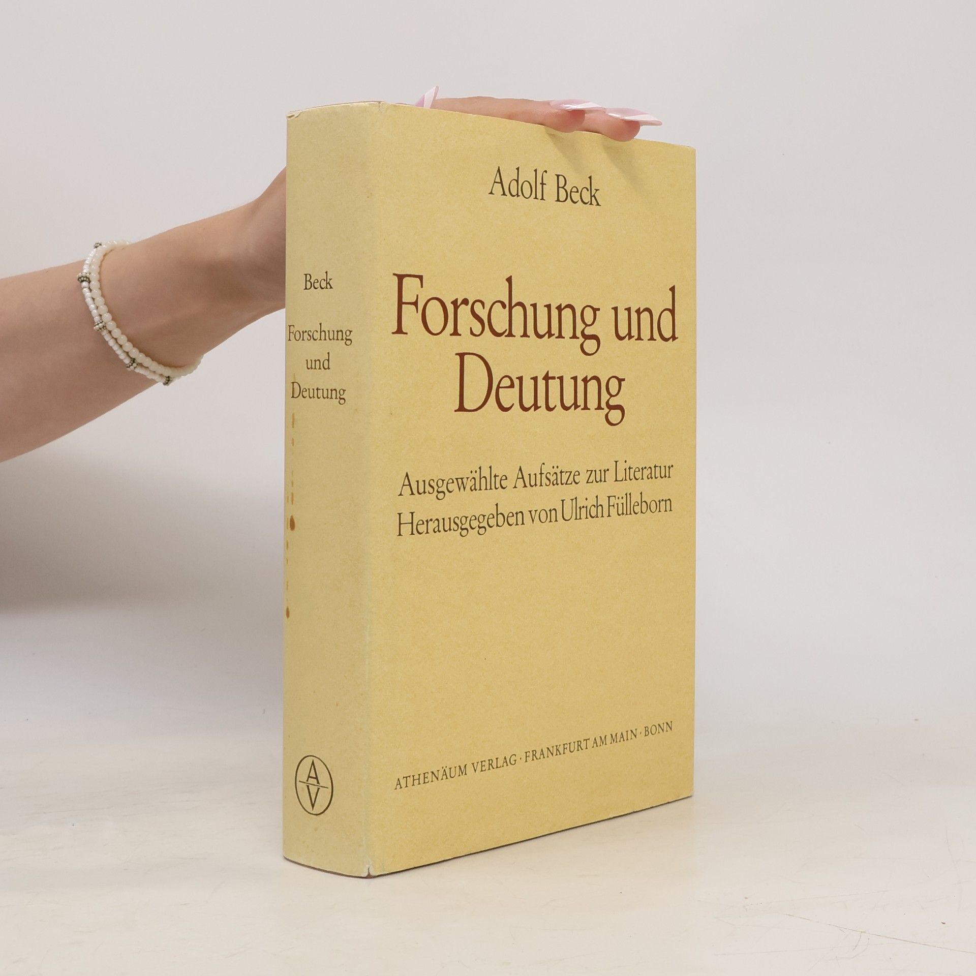 Adolf Beck Forschung und Deutung