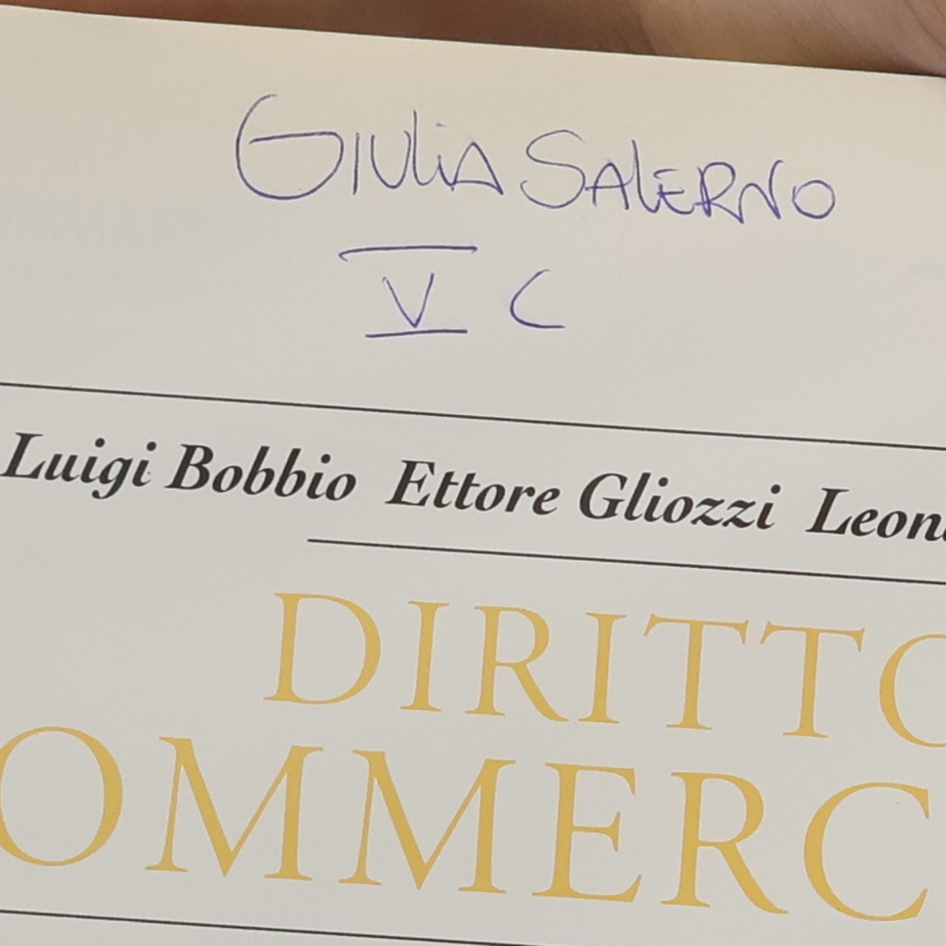 Collectif d'auteurs Diritto Commerciale