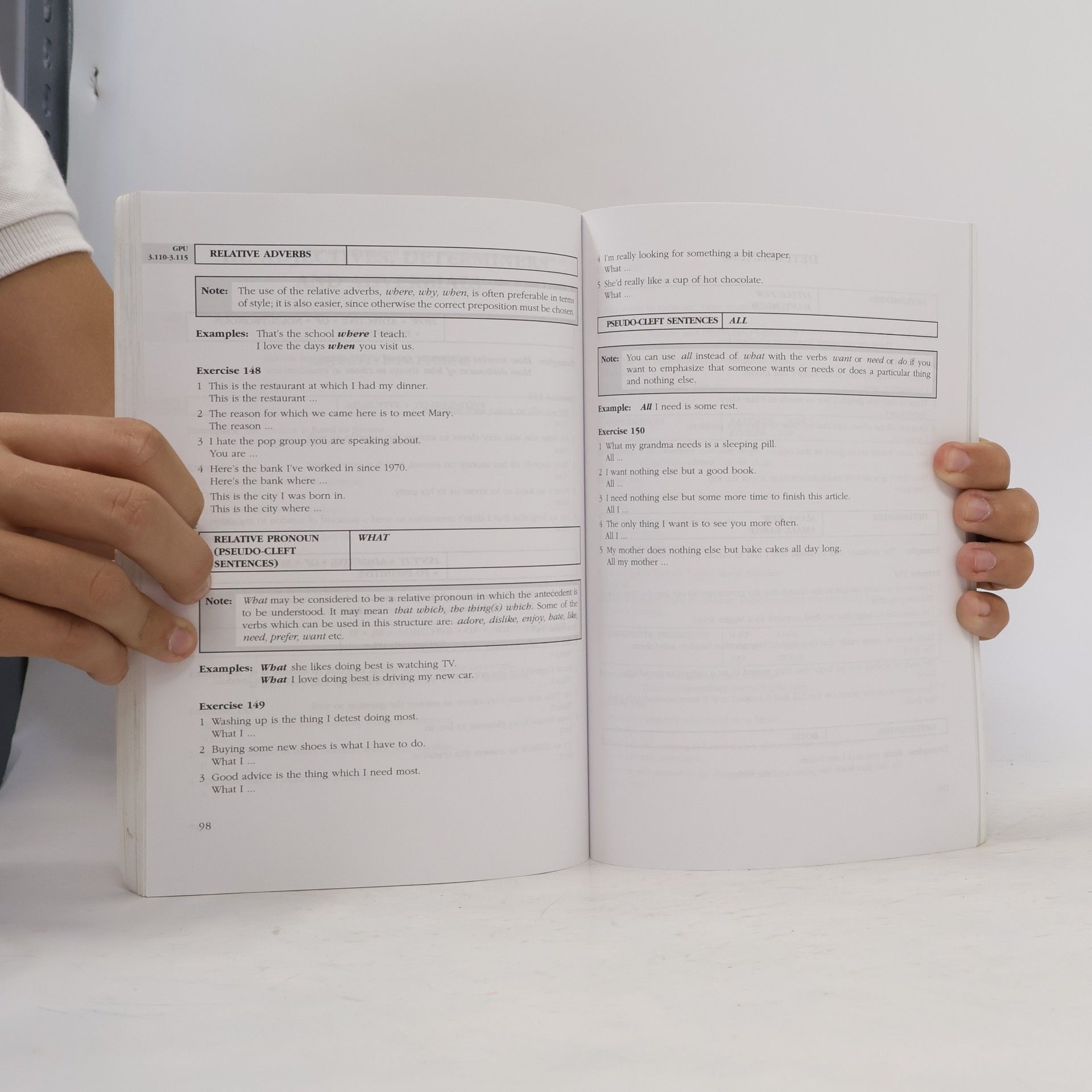 Mariusz Misztal Tests in English. Konstrukce věty