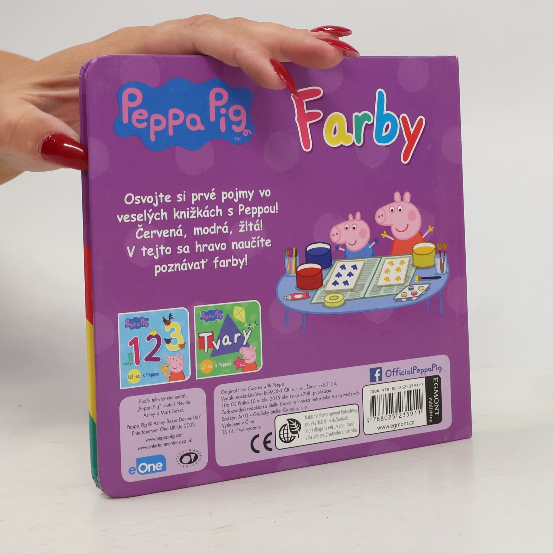 Kolektív autorov Farby Peppa Pig, uč sa s Peppou