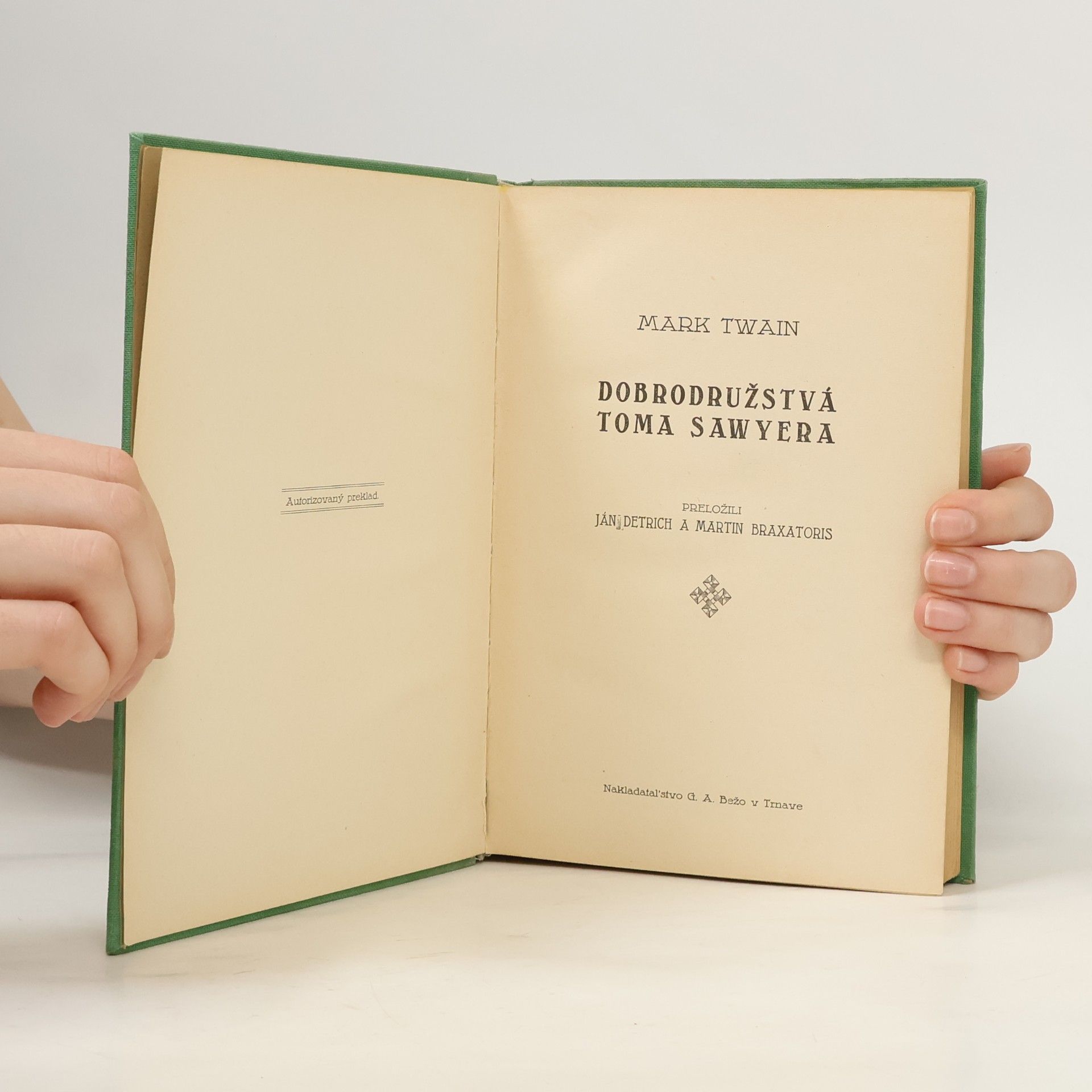 Mark Twain Dobrodružstvá Toma Sawyera