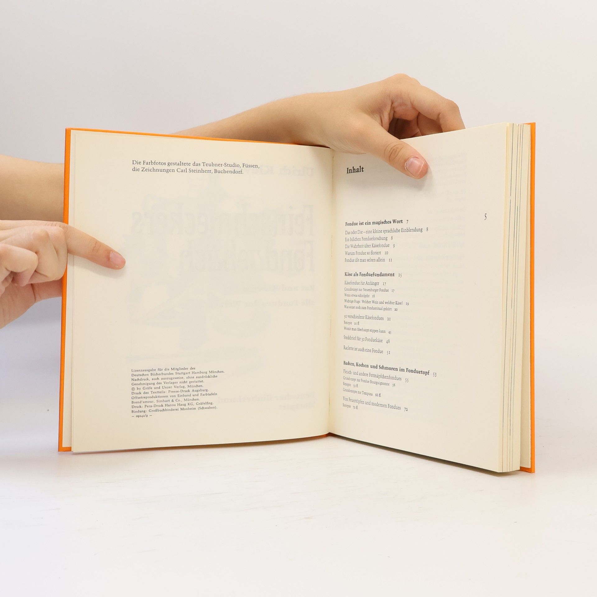 Ulrich Klever Feinschmeckers Fonduebuch