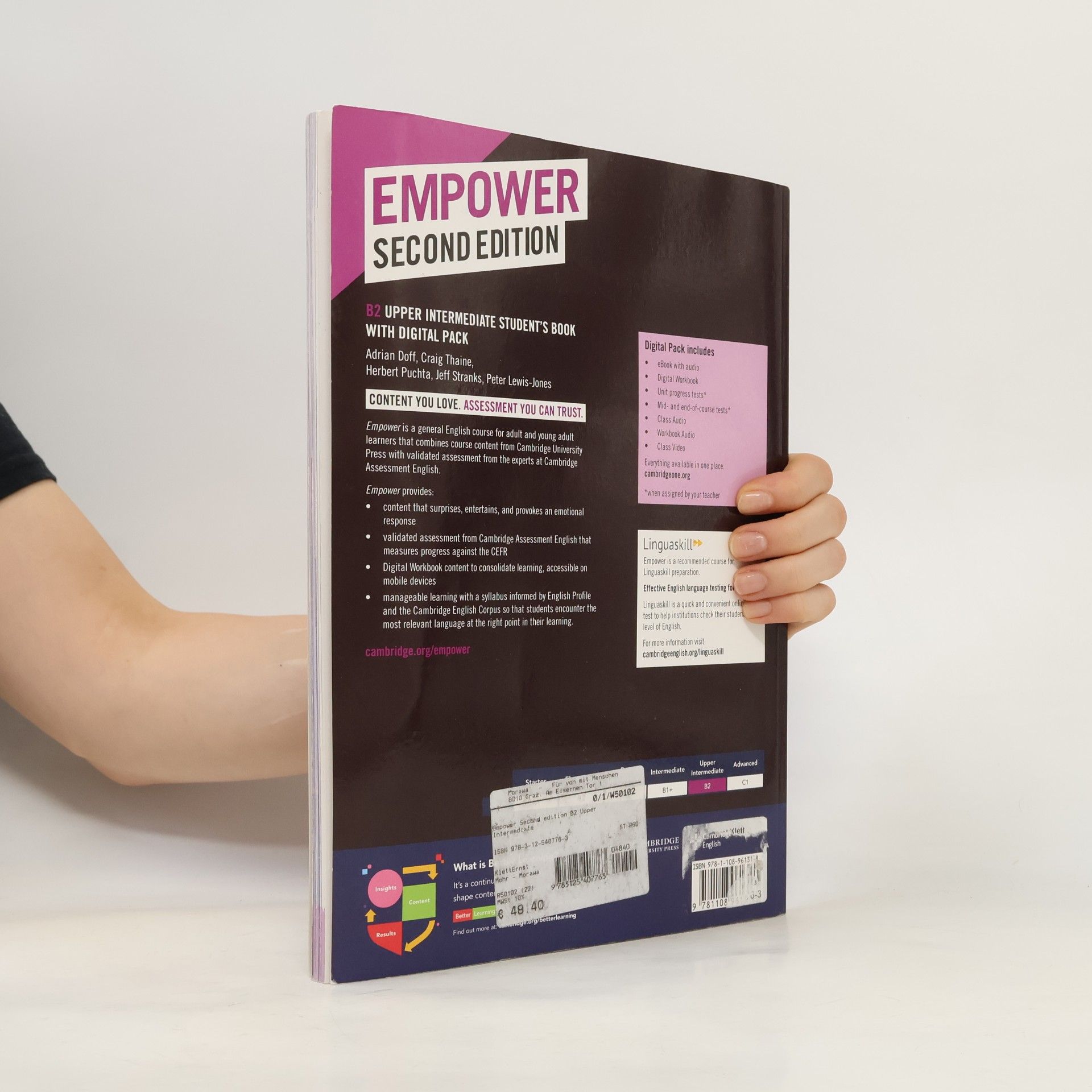 Adrian Doff Empower Upper-Intermediate/B2 Student's Book with Digital Pack - Second Edition