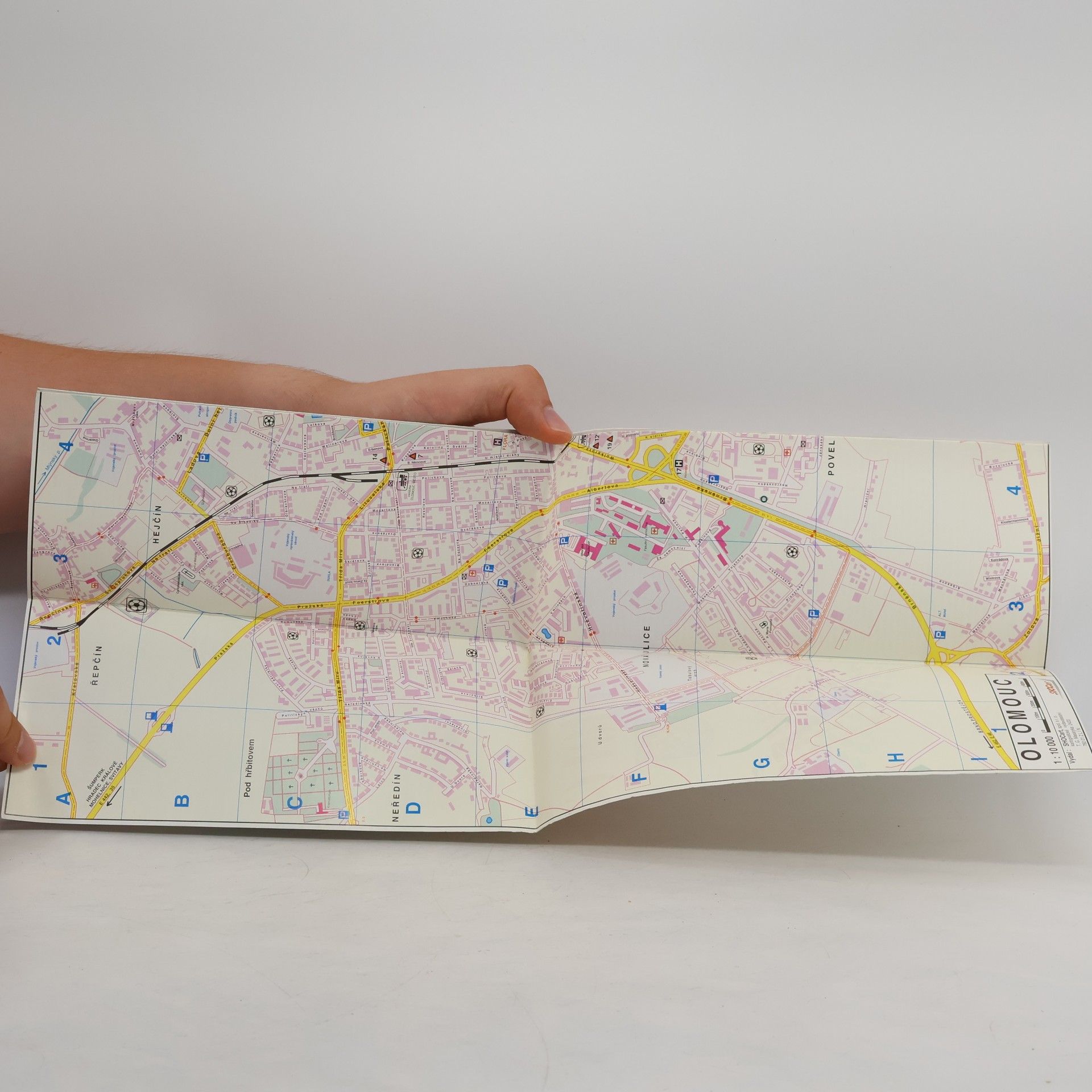 SHOCart spol. s r.o Olomouc, plan mesta =
