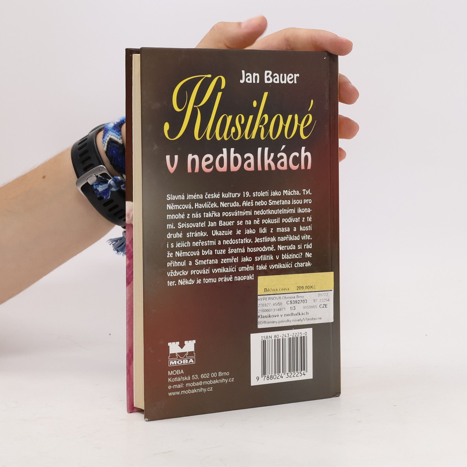 Jan Bauer Klasikové v nedbalkách : za kulisami českého 19. století
