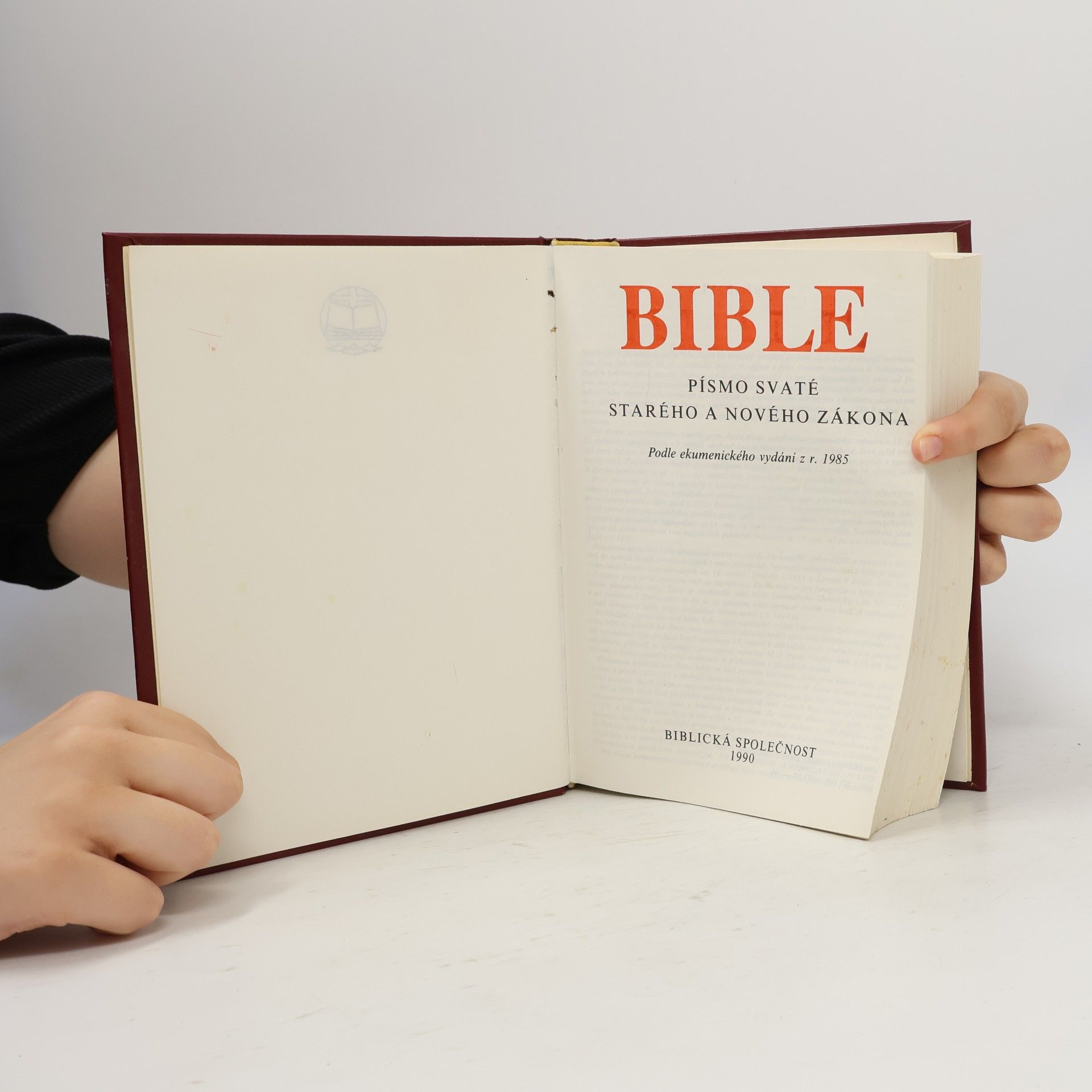 Various authors Bible. Písmo svaté Starého a Nového zákona