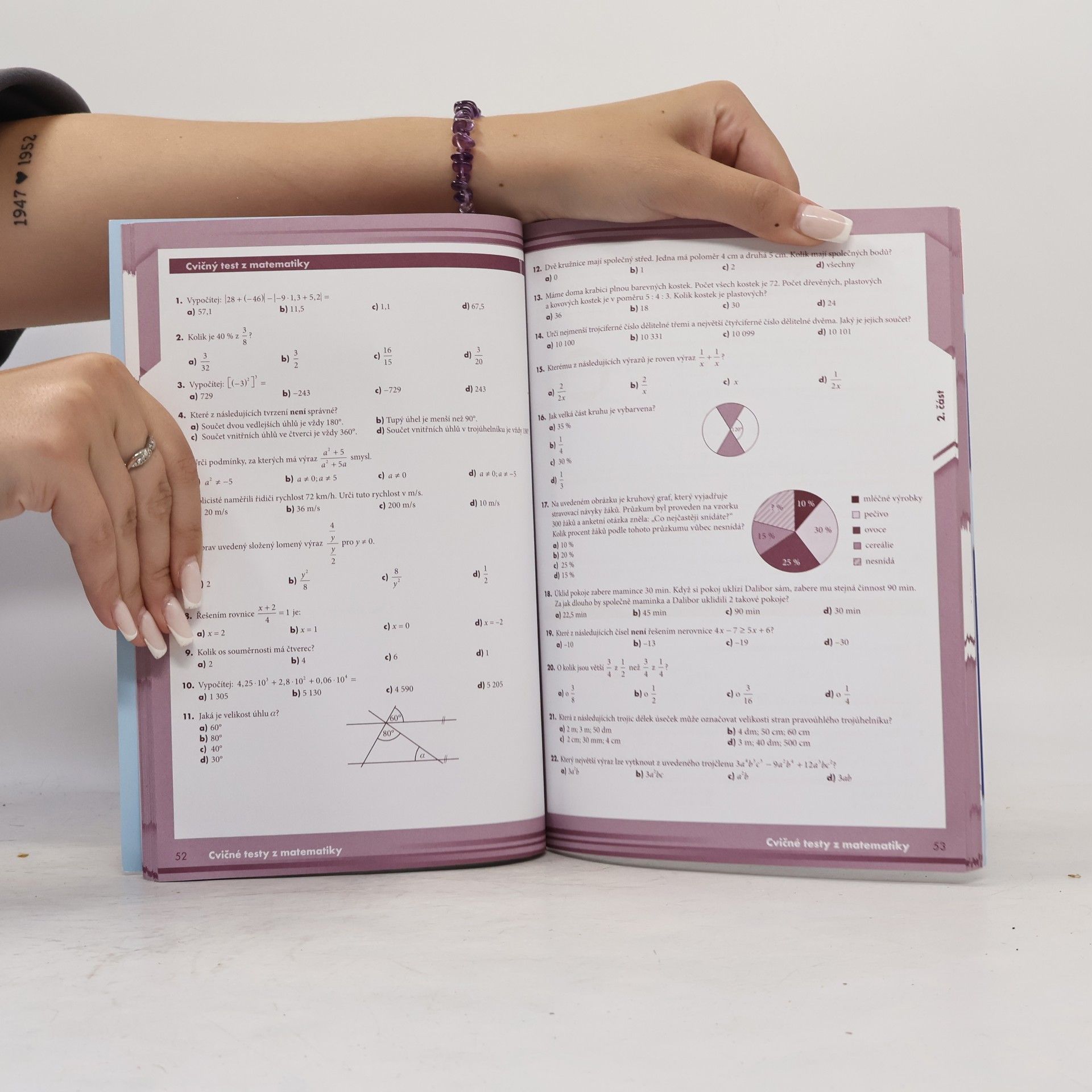 Petra Červinková Testy příprava na střední školy - Český jazyk, Matematika, Studijní předpoklady