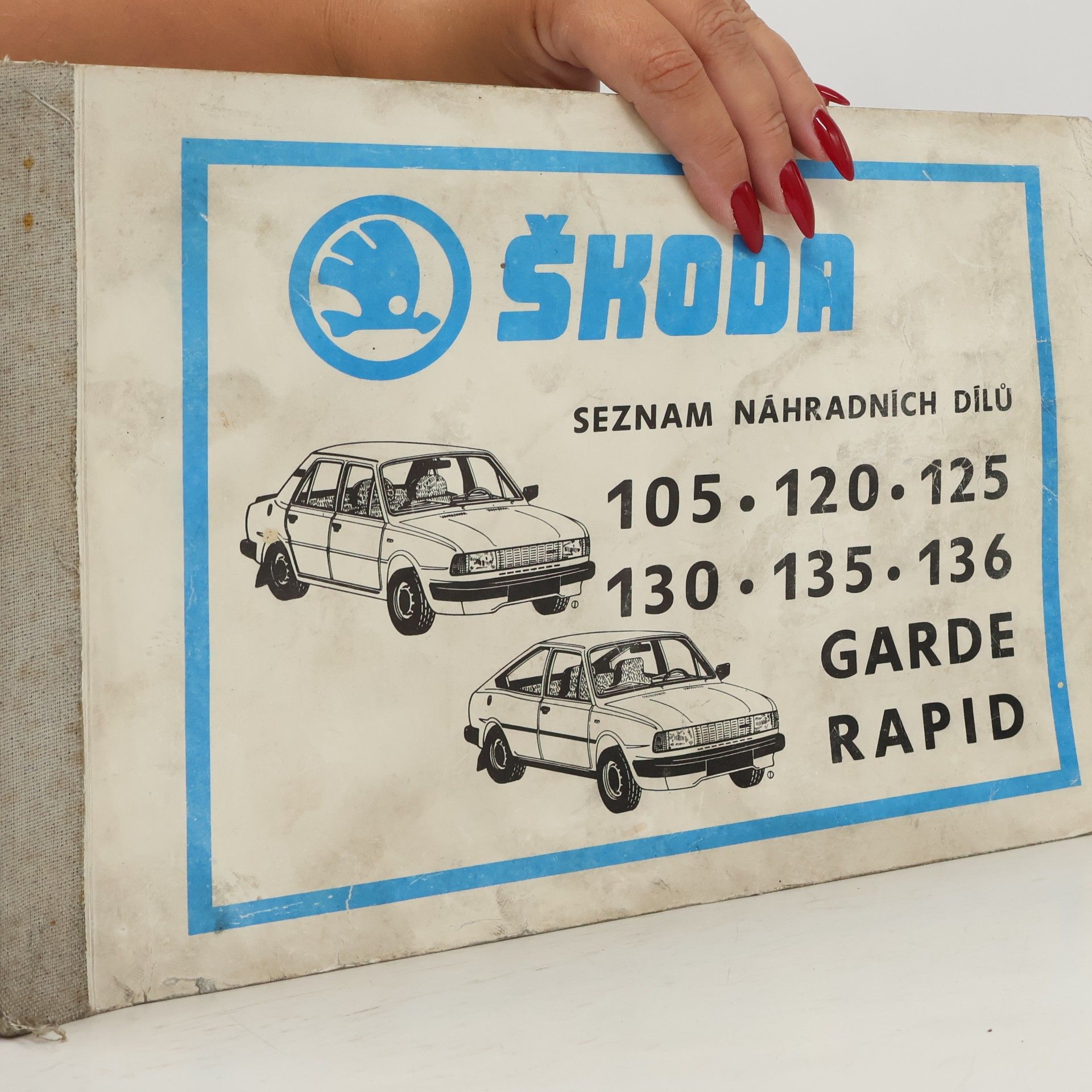 Kolektiv autorů Škoda. Seznam náhradních dílů Škoda 105, 120, 130, 135, 136