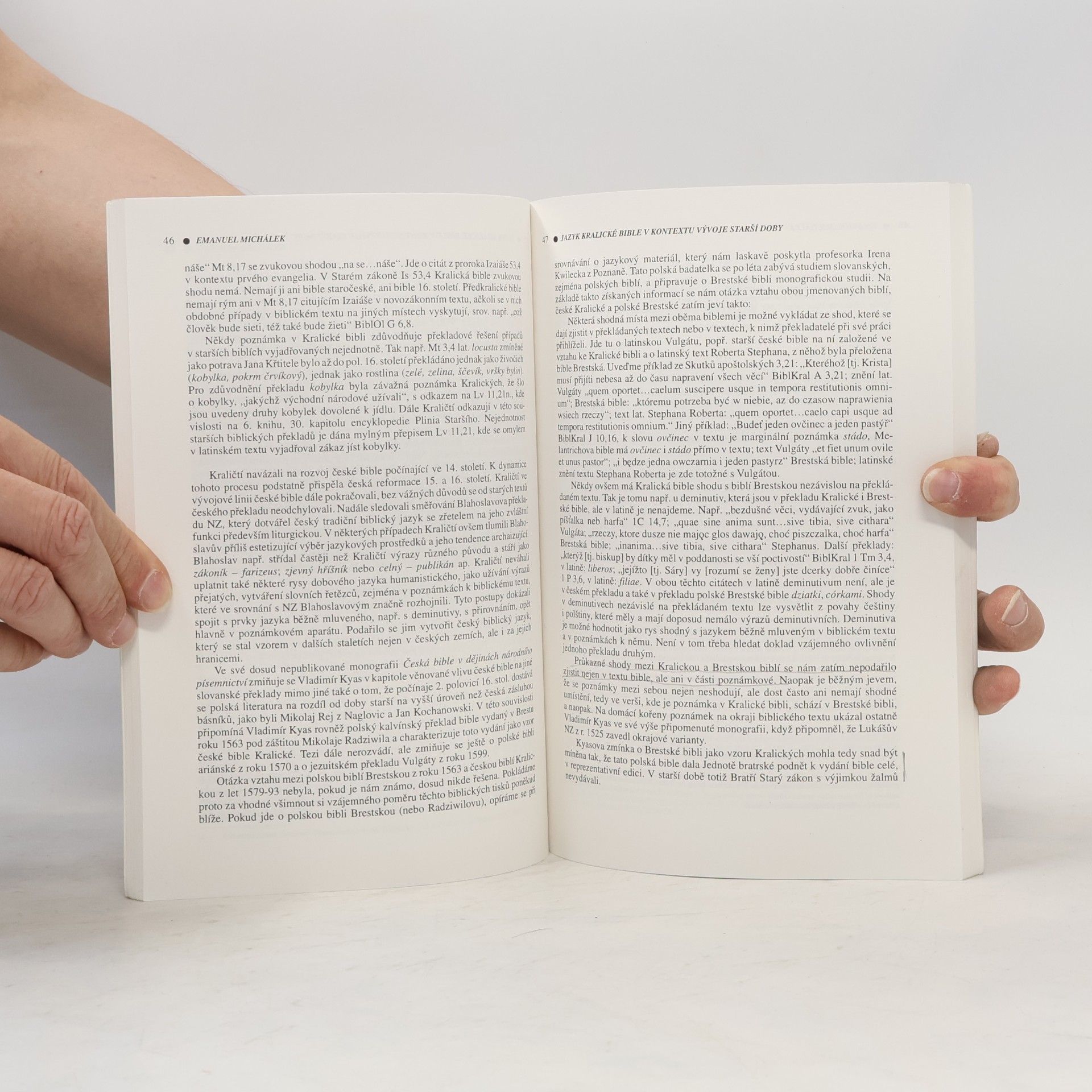 Helena Pavlincová Česká bible v dějinách evropské kultury