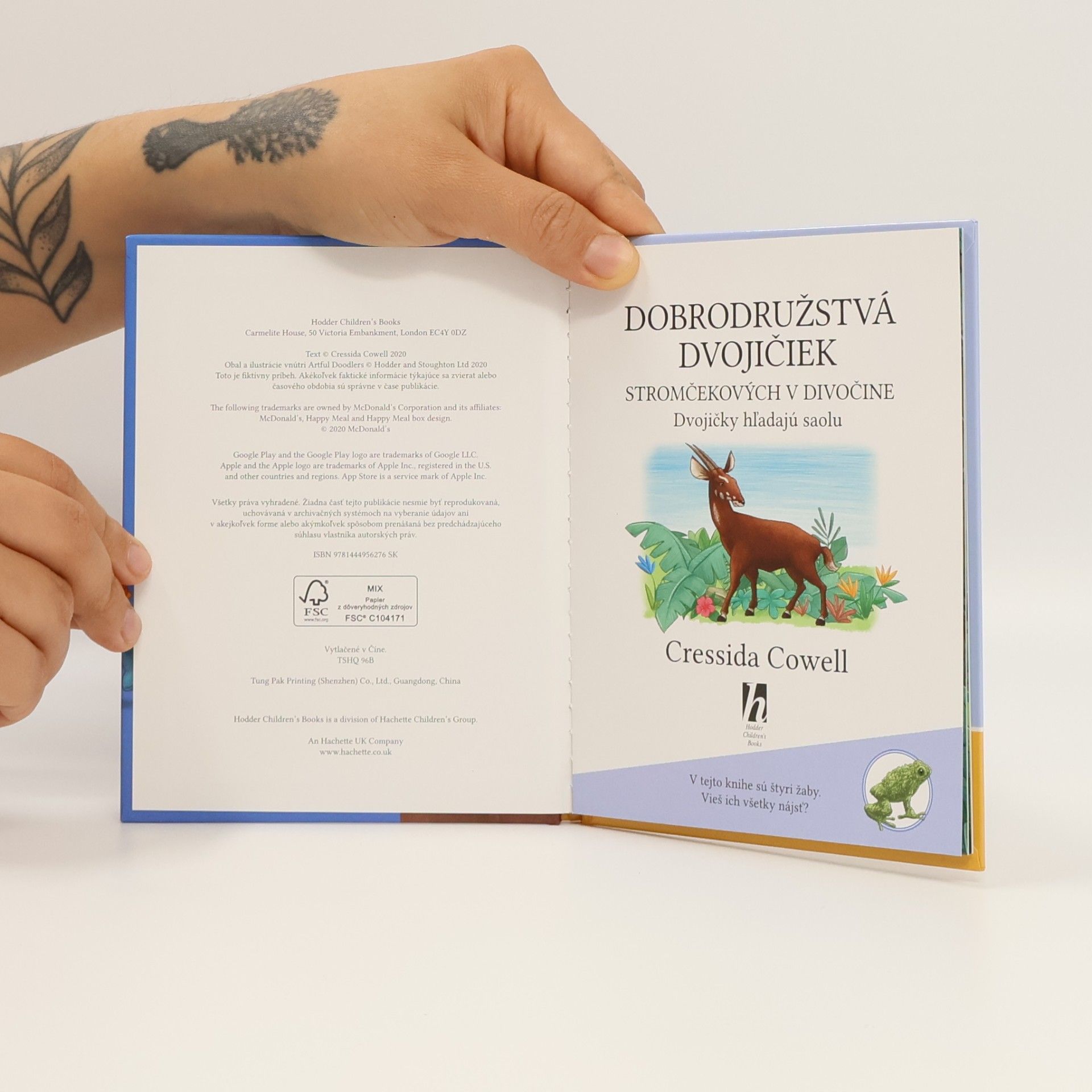 Cressida Cowell Dobrodružstvá dvojičiek Stromčekových v divočine: Dvojičky hľadajú saolu