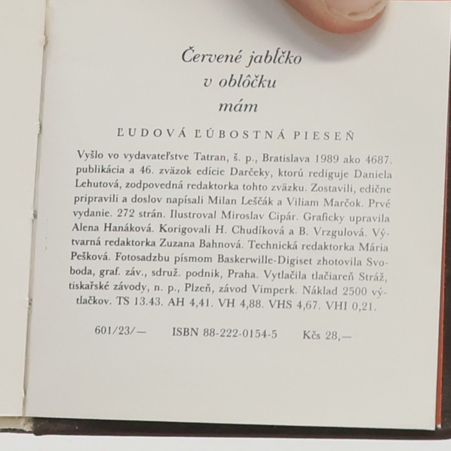 Auteurscollectief Červené jabĺčko v oblôčku mám